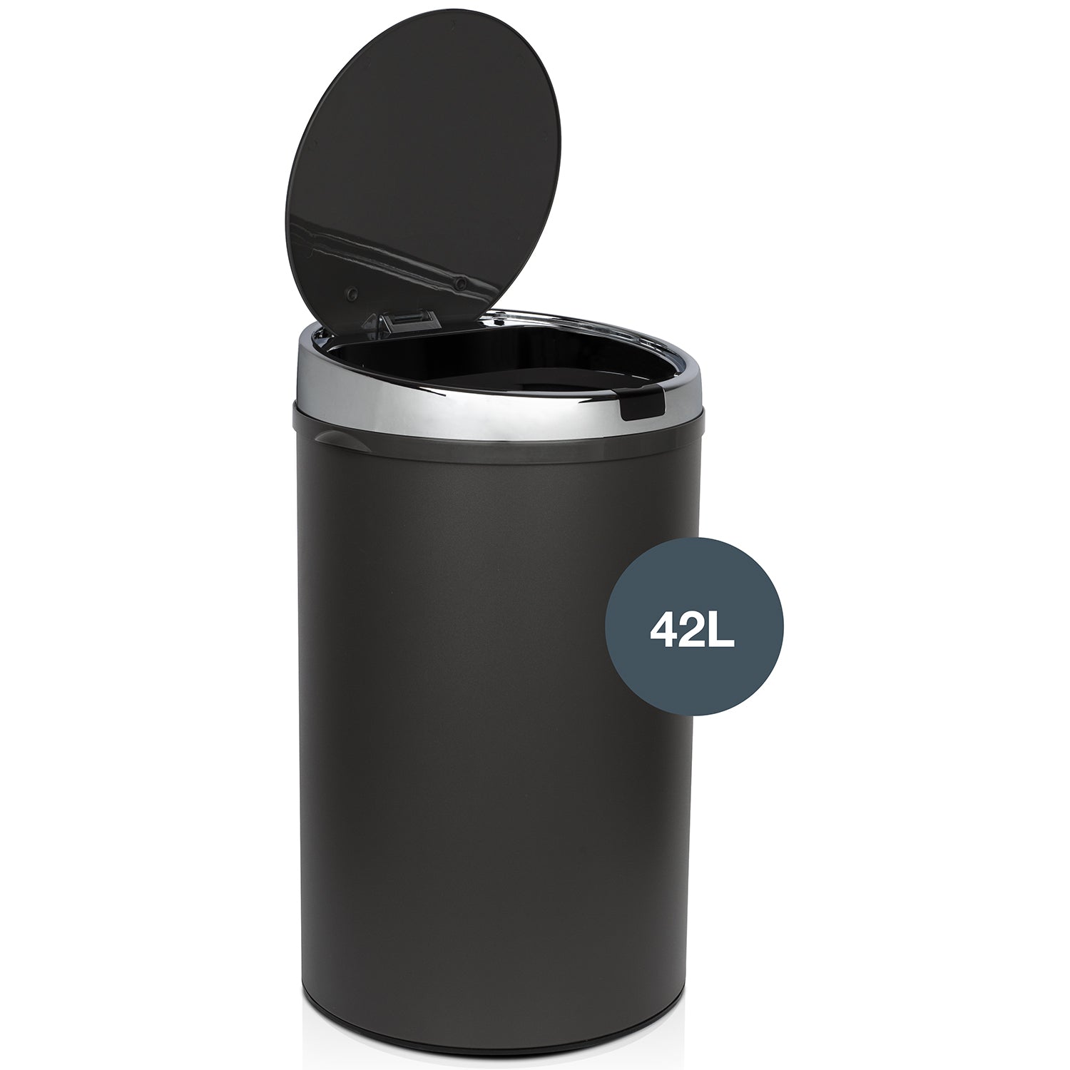 Poubelle automatique 42L - édition gris foncé