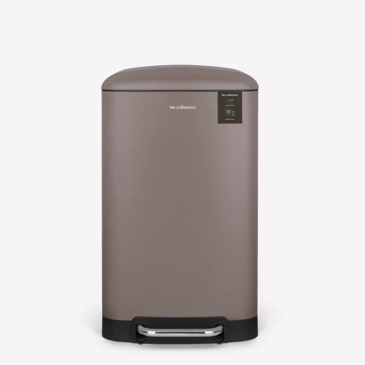 Poubelle pédale 30L - taupe
