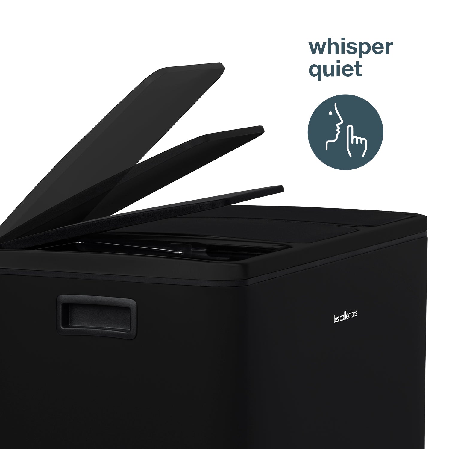 Poubelle de tri 3x18L Noir