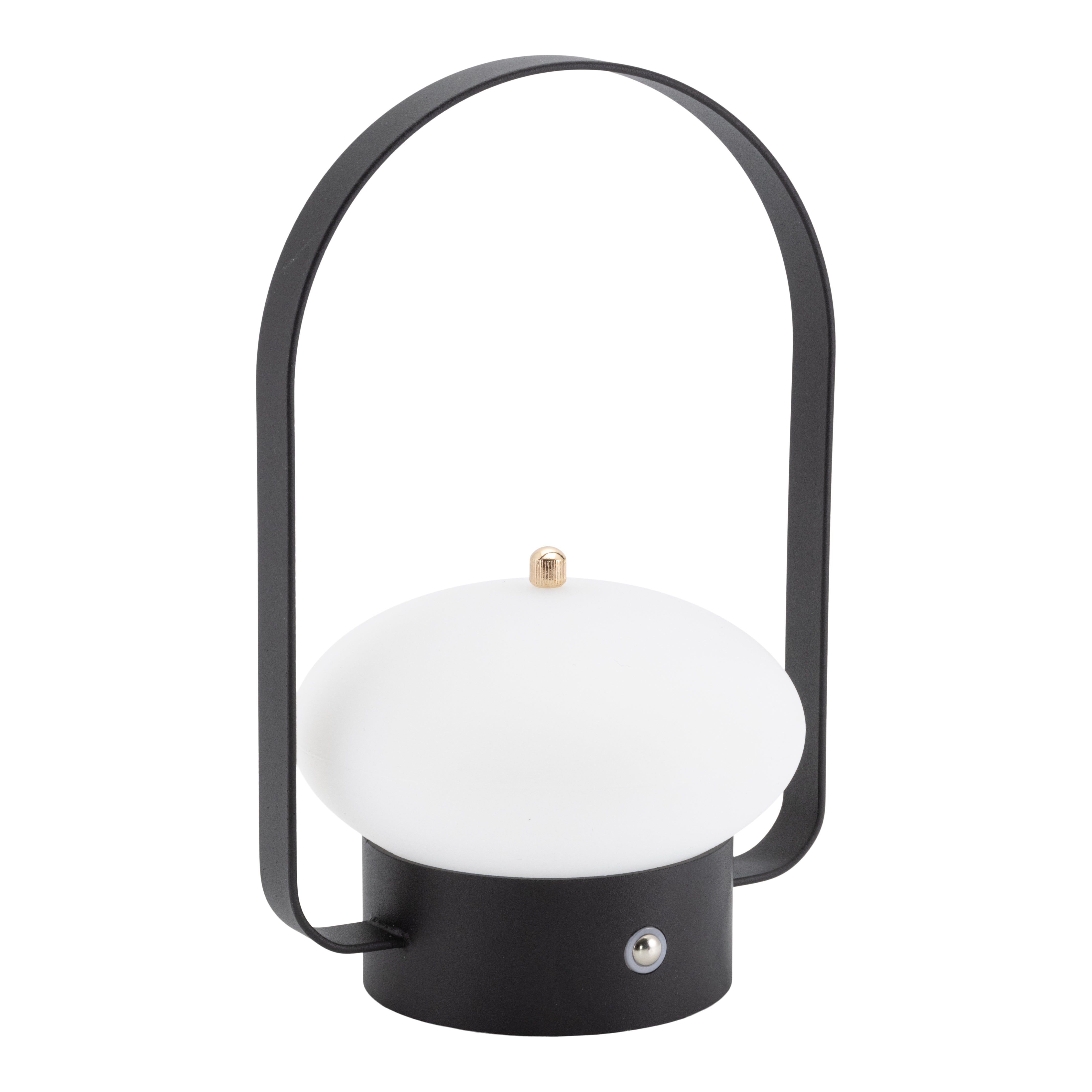 Lampe de table LED sans fil rechargeable Barcelone - noire - intérieur & extérieur