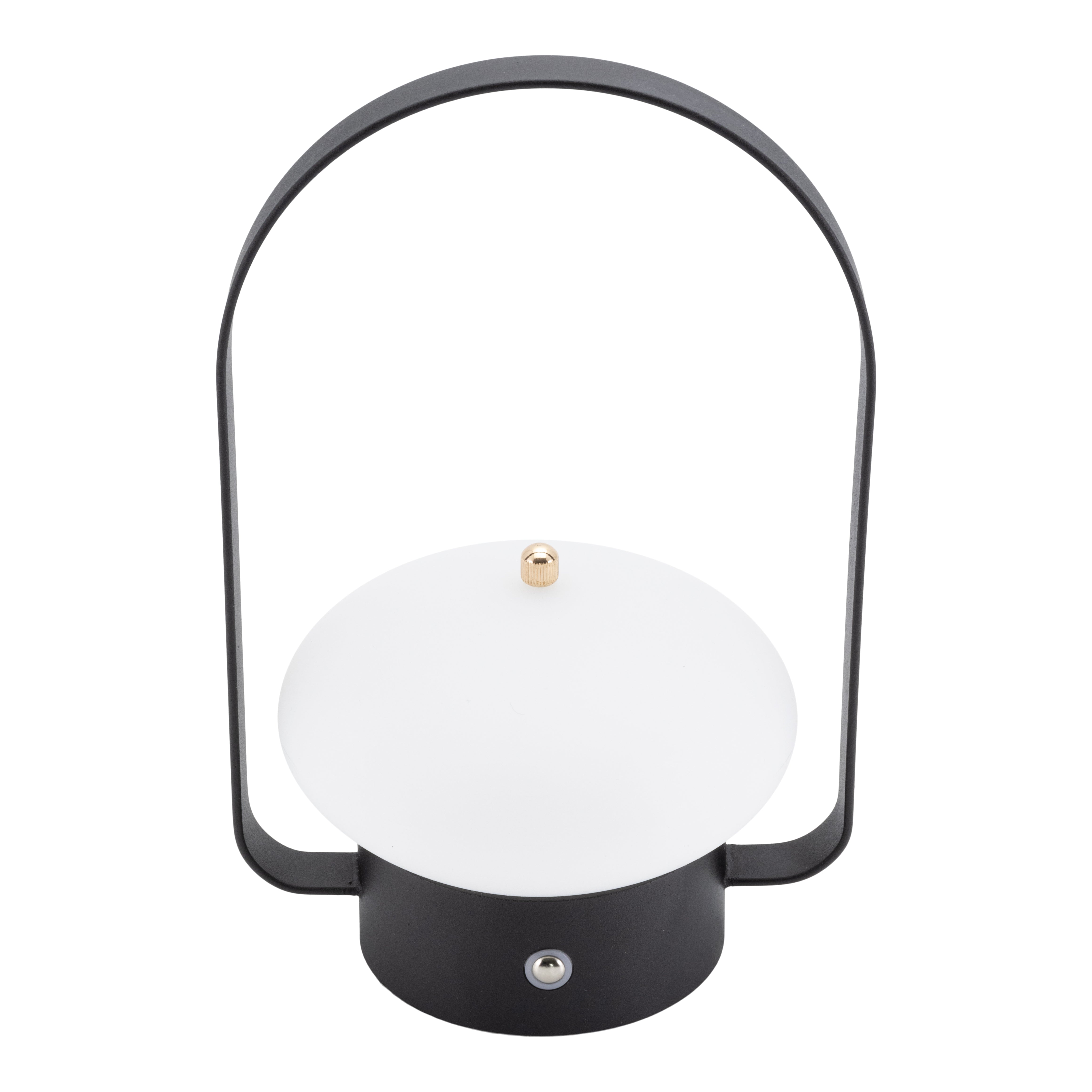 Lampe de table LED sans fil rechargeable Barcelone - noire - intérieur & extérieur