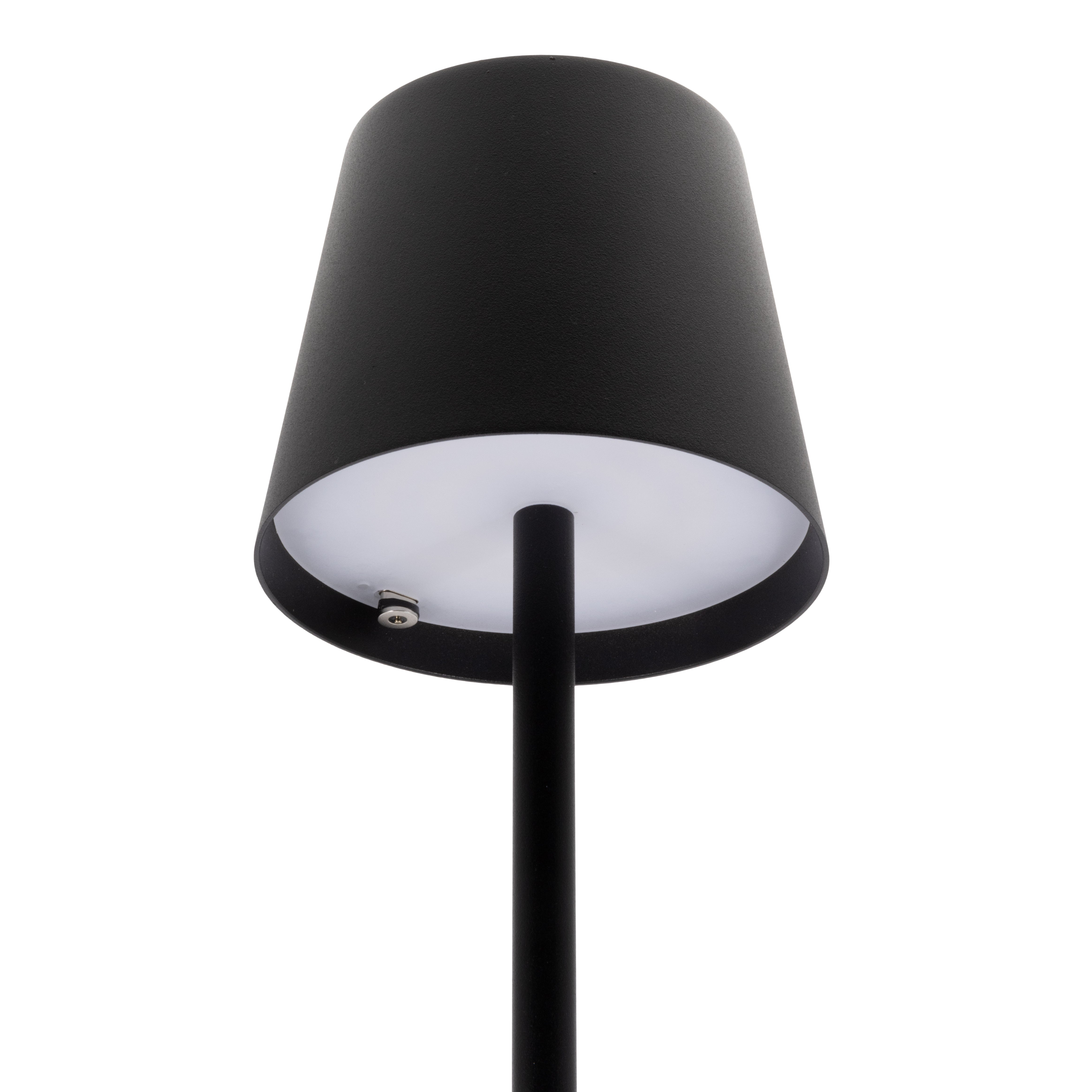 Pack 2 Lampes de table LED sans fil rechargeable Féline - noires - intérieur & extérieur