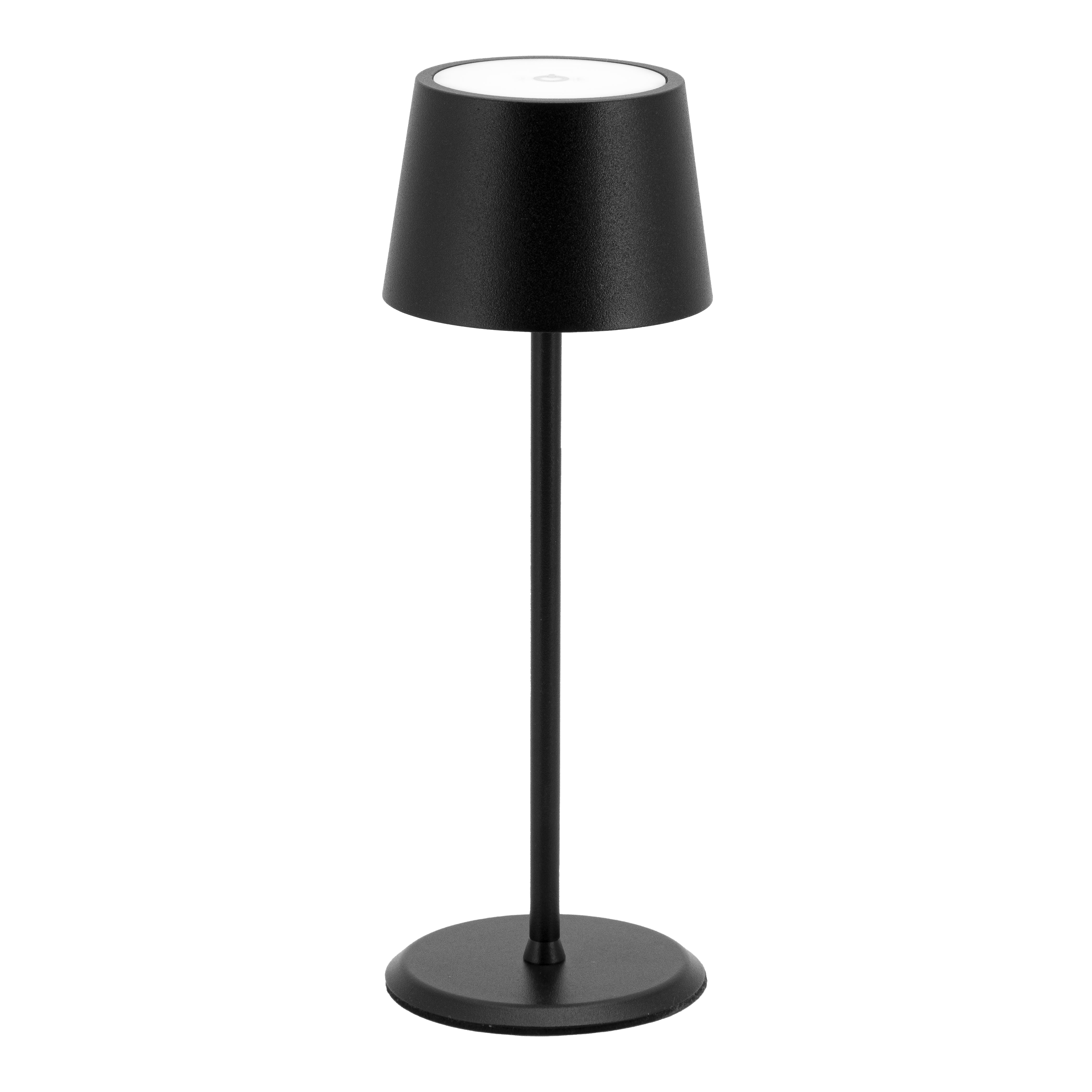 Pack 2 lampes de table LED sans fil rechargeables - Monte Carlo - noires - intérieur & extérieur