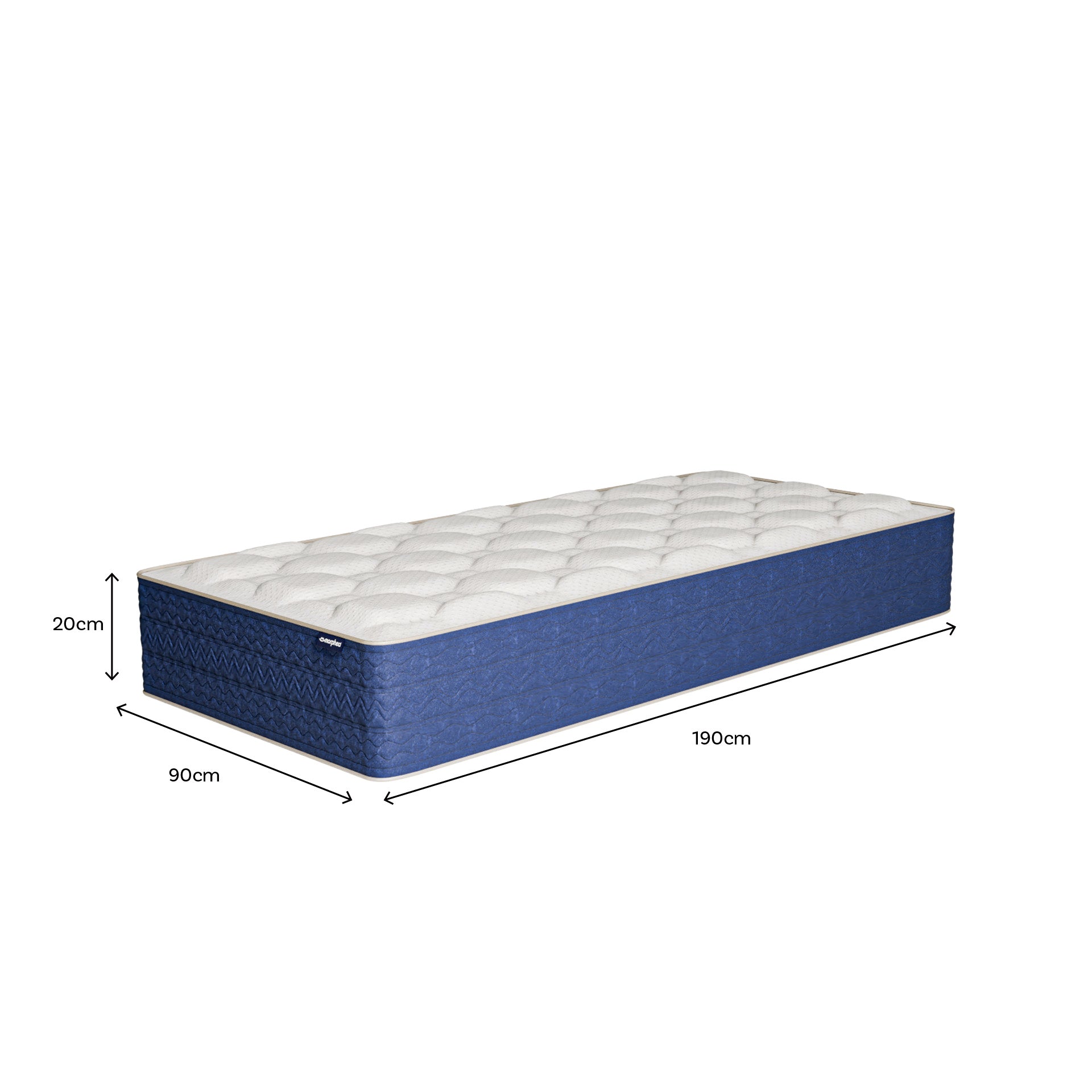 Matelas Mousse Lumea One Plus Épaisseur 20cm - Accueil Mémoire de forme
