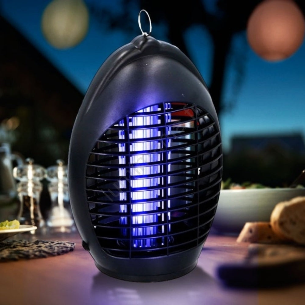 Lampe Anti-Moustiques 4 LED UV Électrique et Silencieuse pour Intérieur avec Portée de 40 m²