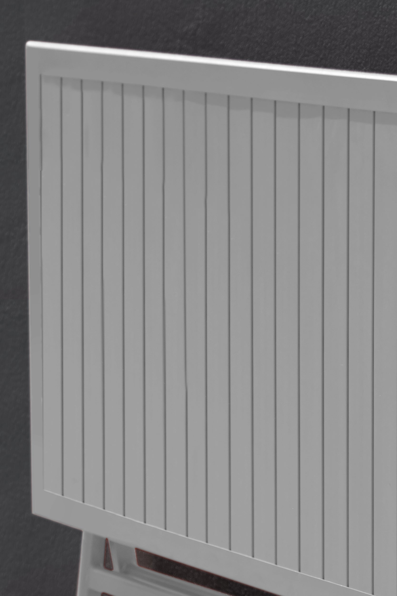 Table de jardin pliante MARIUS (140x80 cm) en aluminium - GRIS