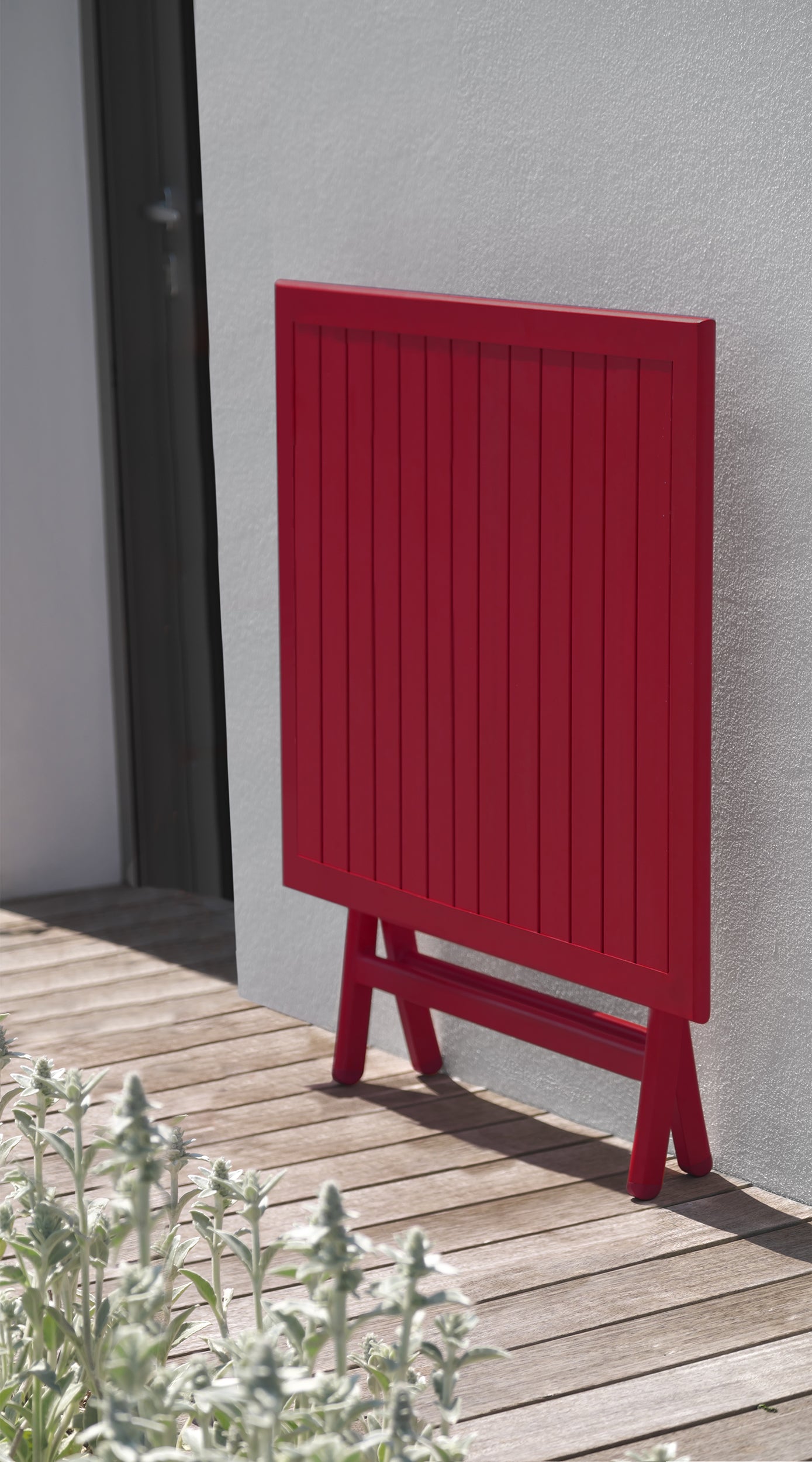 Guéridon de jardin pliant MARIUS (70x70 cm) en aluminium - CARMIN