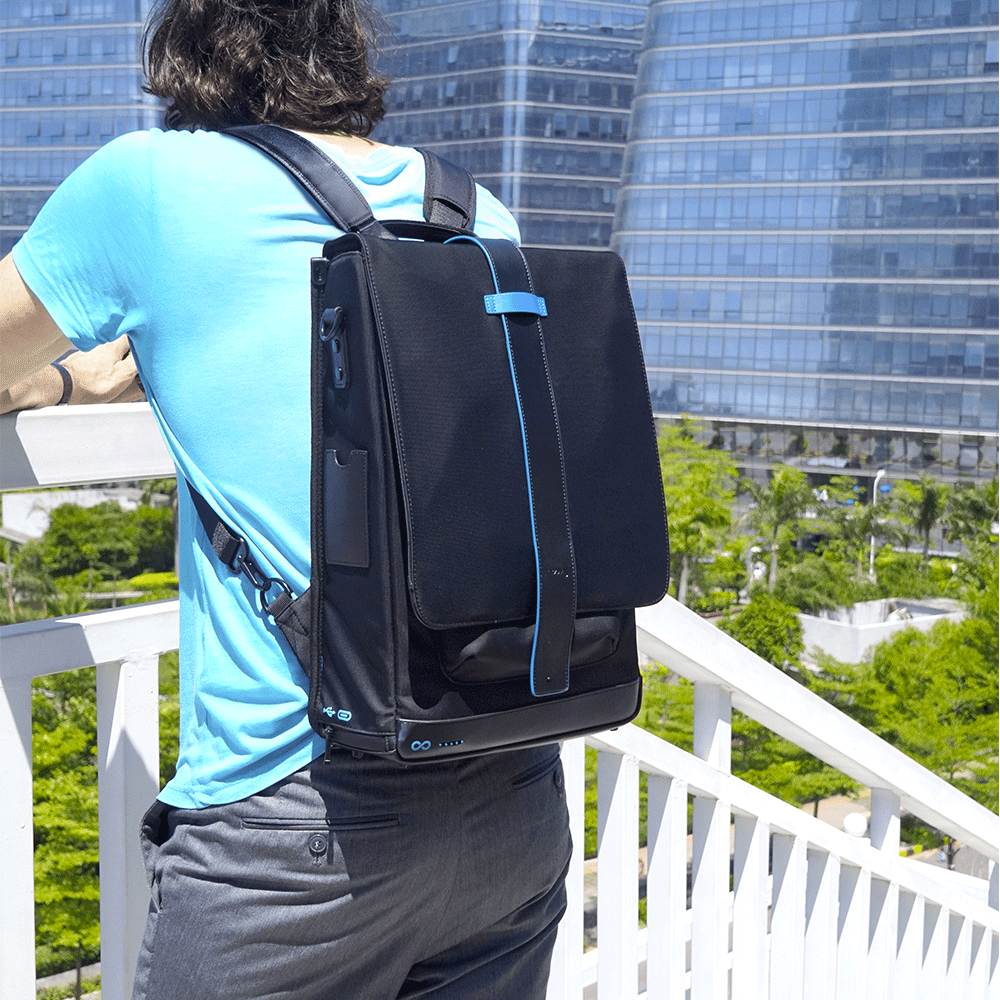 Moovy Bag: sac à dos High Tech avec station de charge