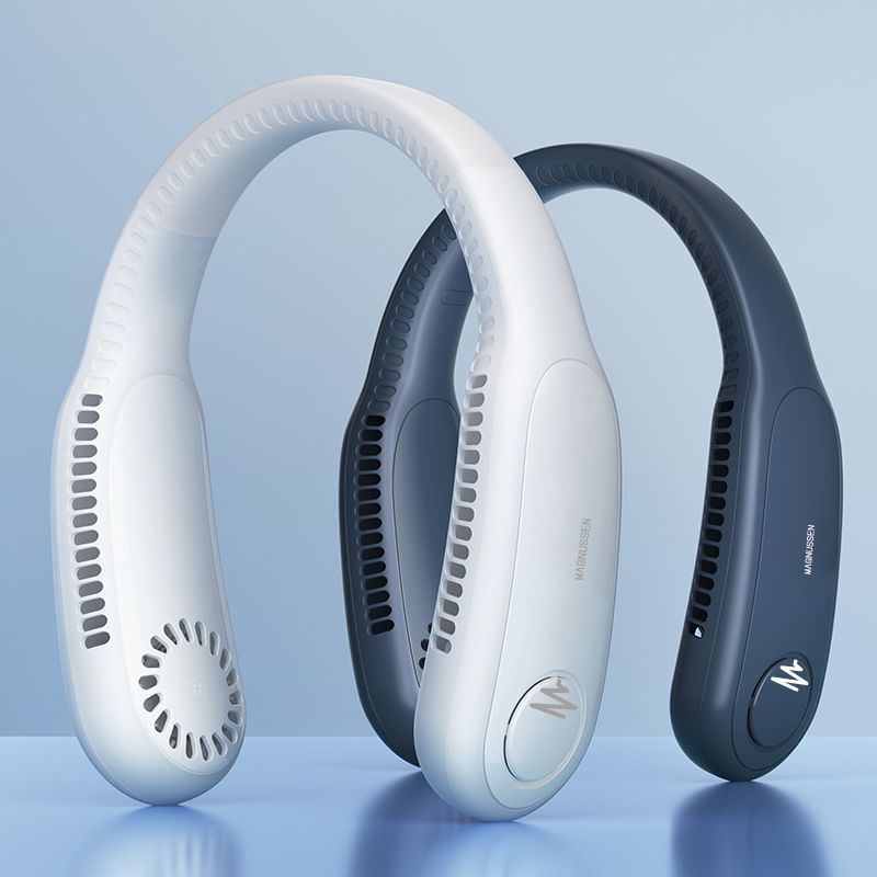 Ventilateur portable de cou blanc