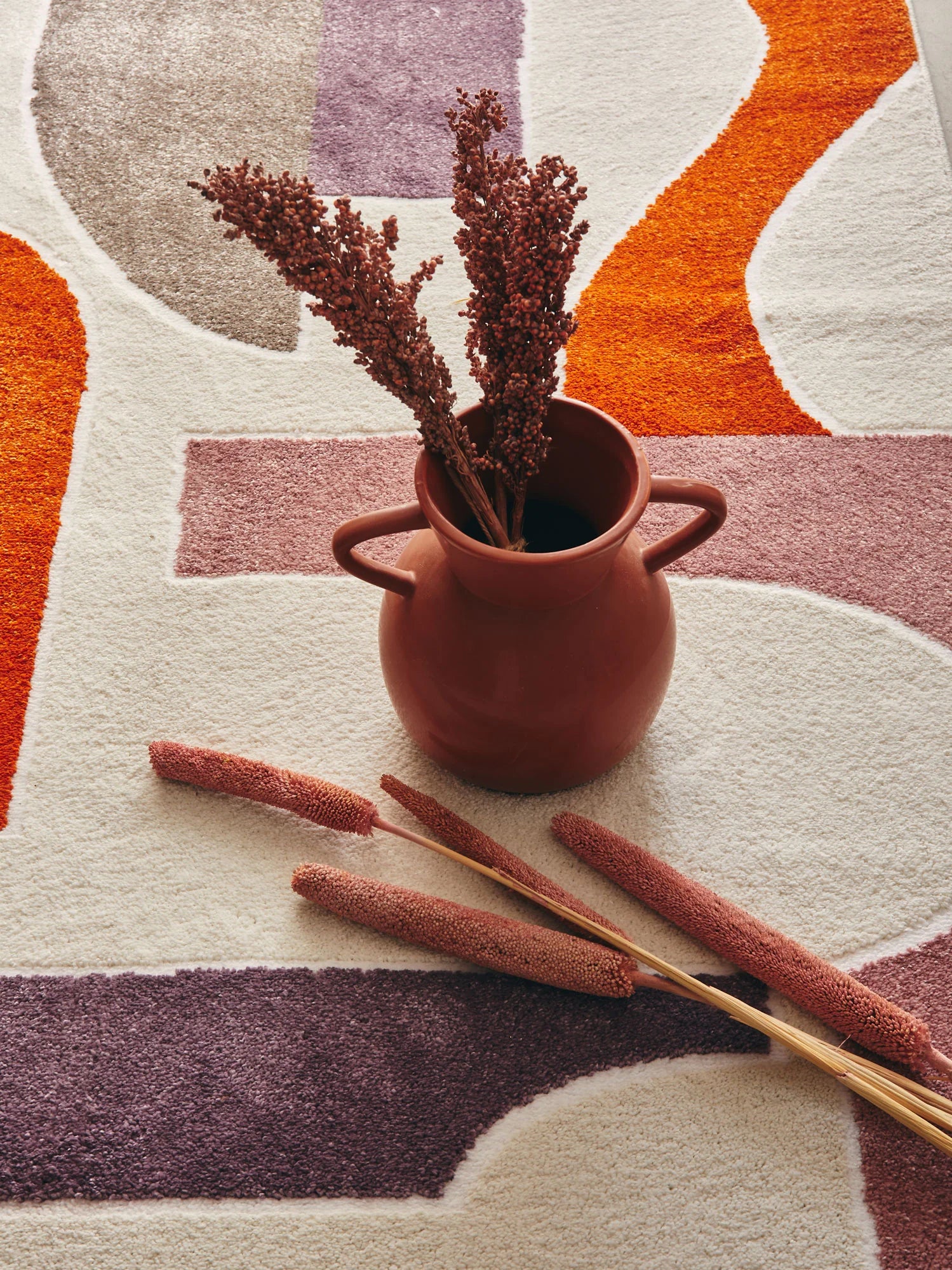 Tapis géométrique multicolore 200 X 290 cm
