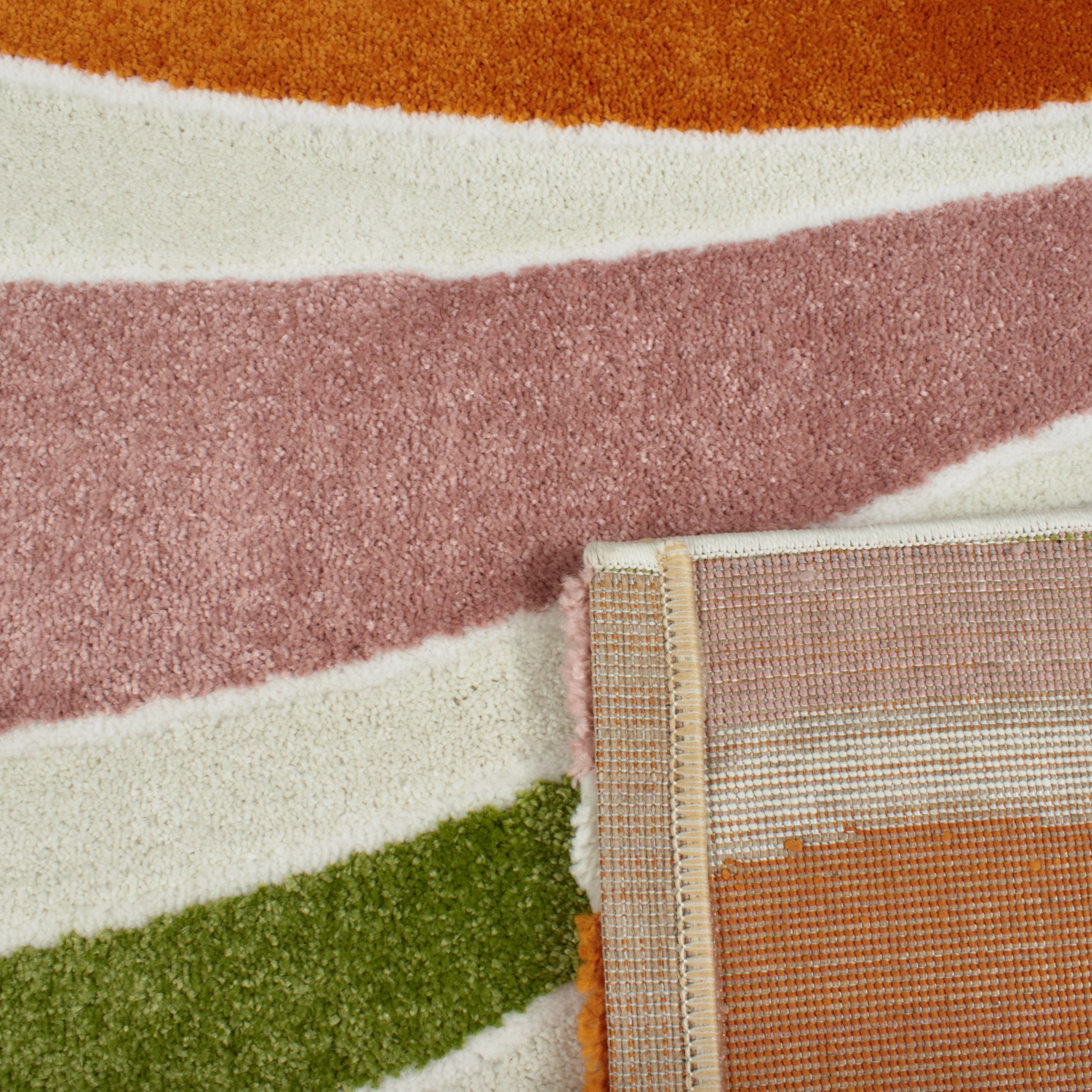 Tapis vague multicolore 200 X 290 cm