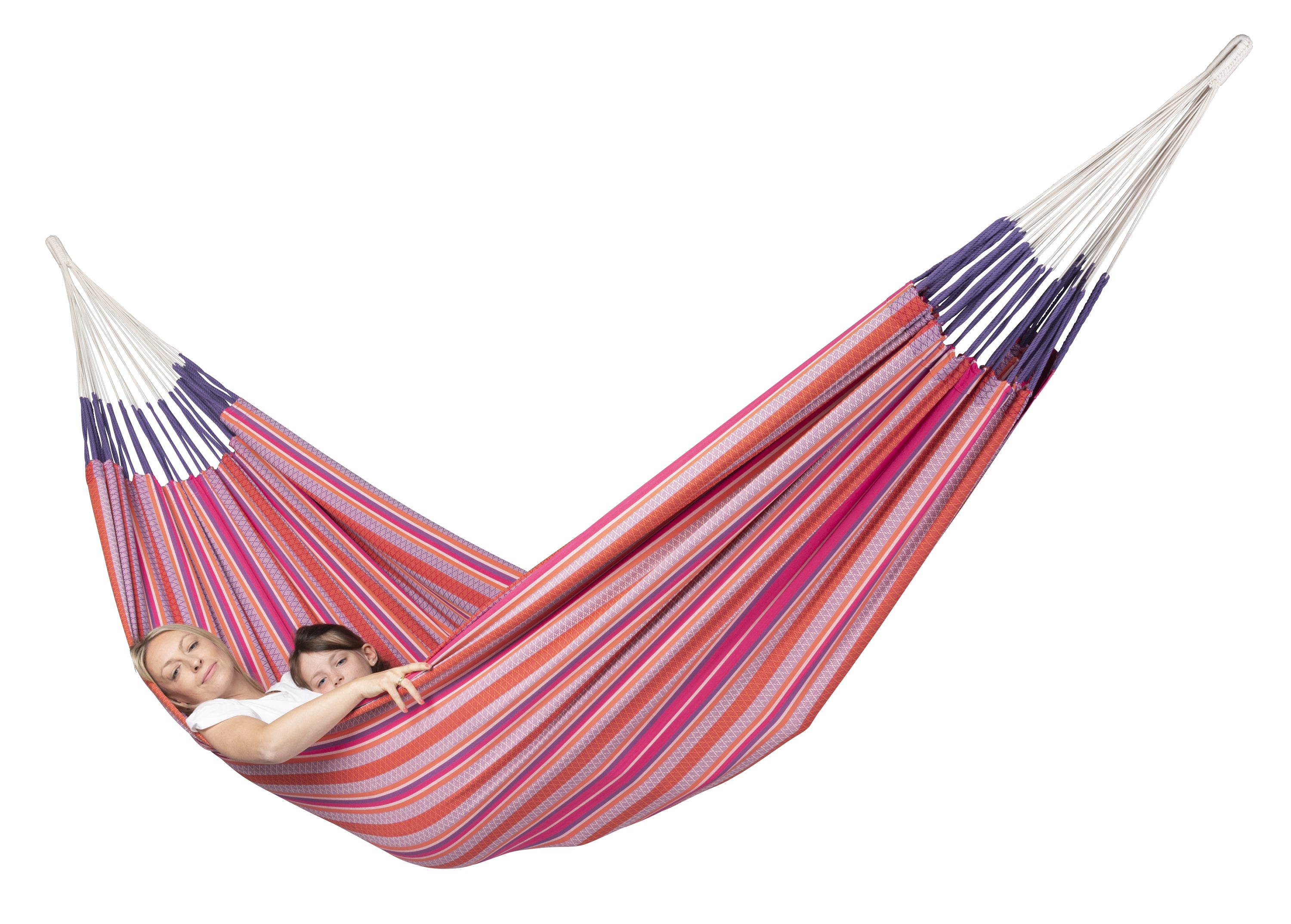 Hamac kingsize en coton biologique - La Siesta Modesta Flamingo