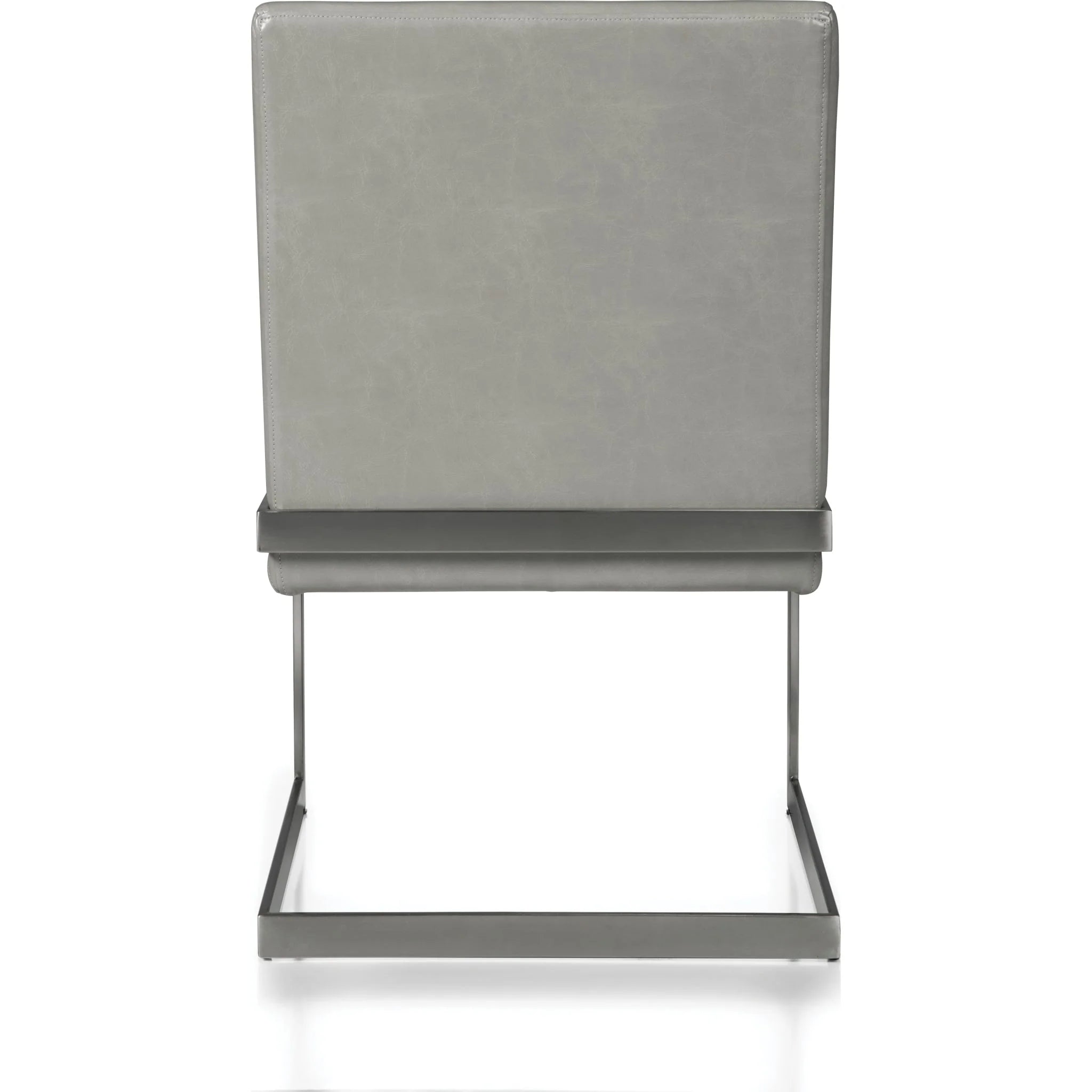 Chaise de salle à manger rembourrée en cuir synthétique - Coral