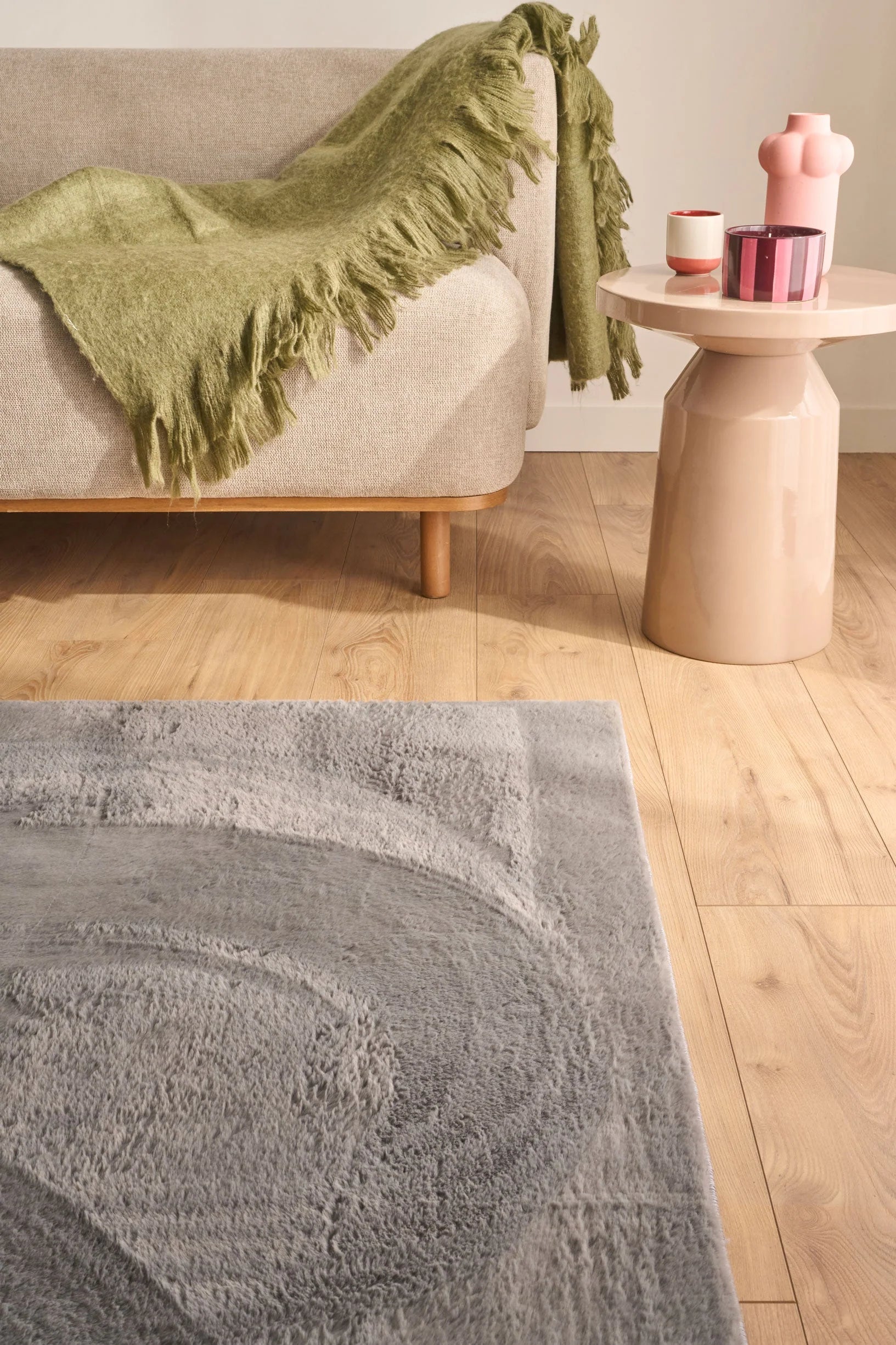 Tapis ultra doux anthracite - Nuva