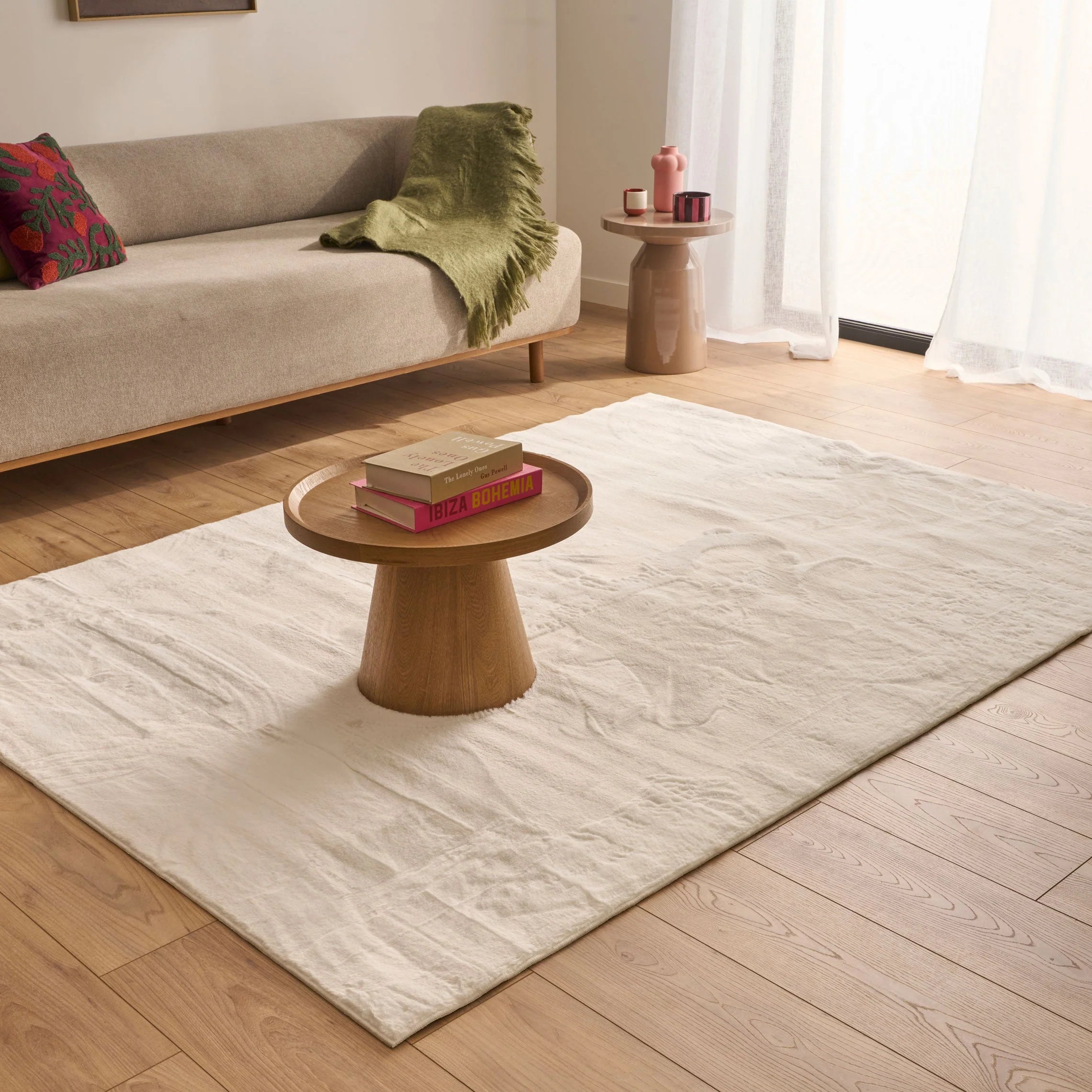 Tapis ultra doux blanc - Nuva