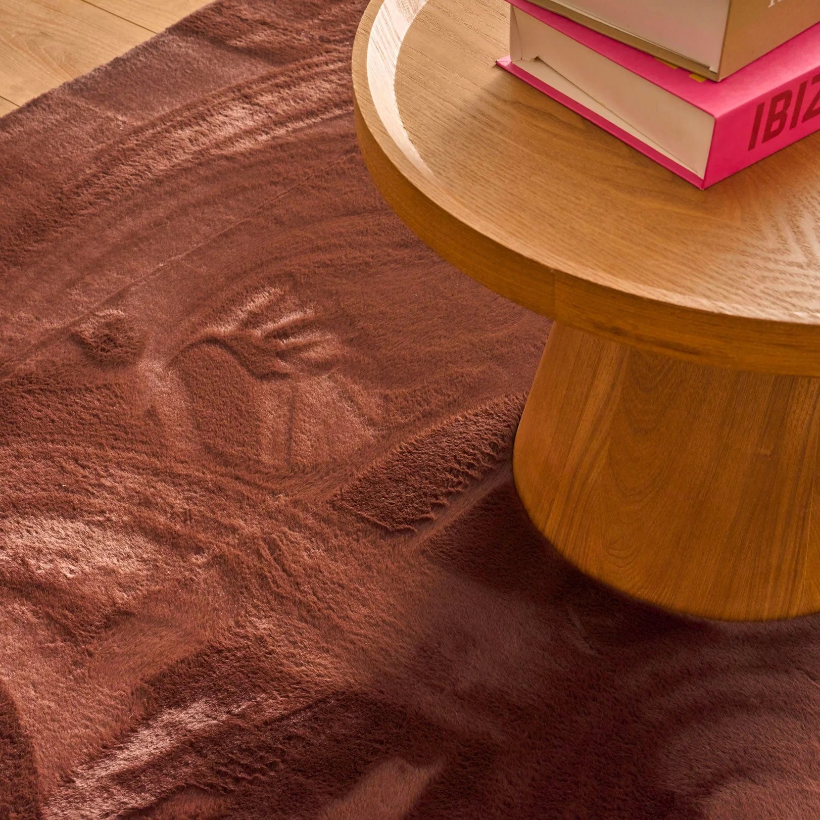 Tapis ultra doux marron - Nuva