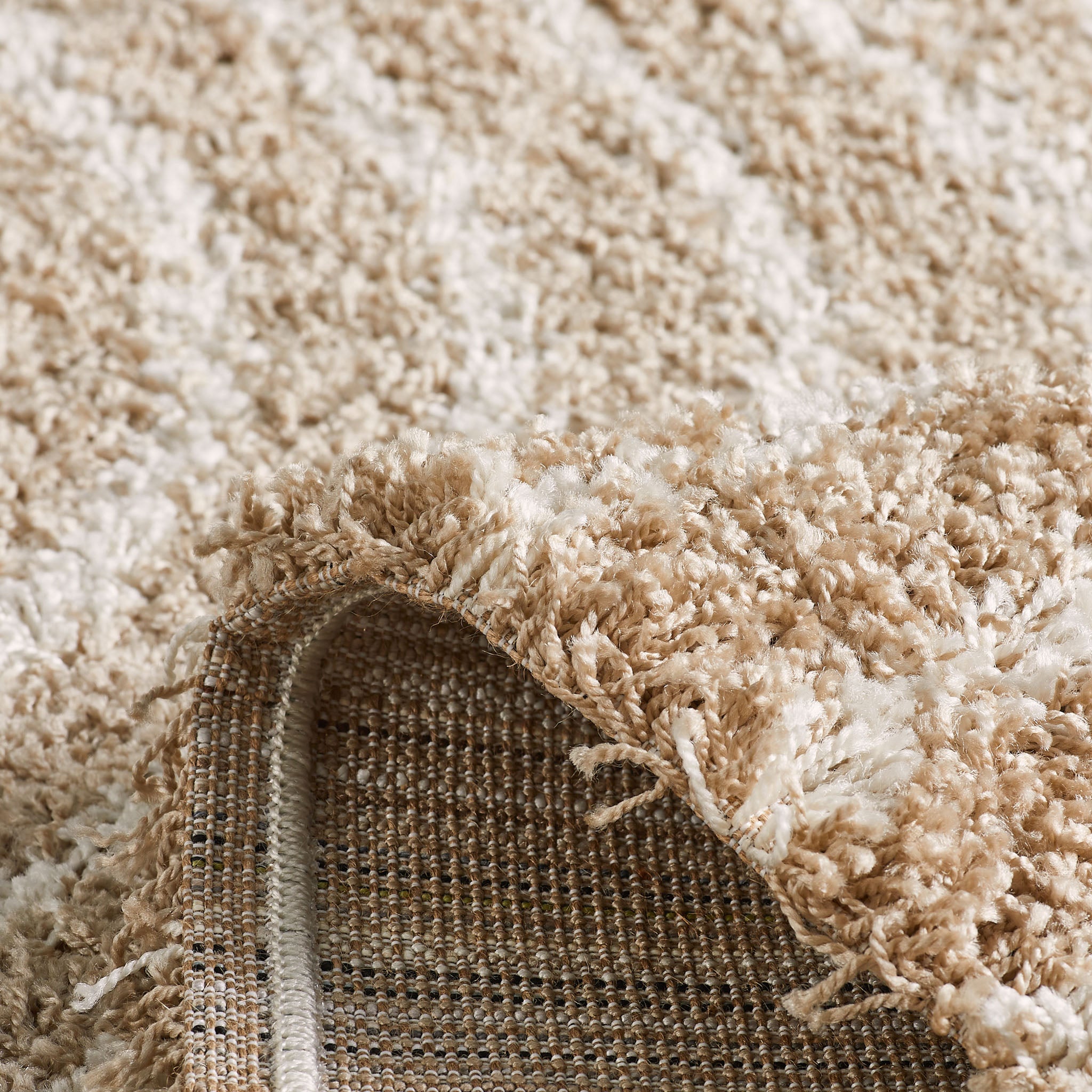 Tapis shaggy Olympe 1069 beige