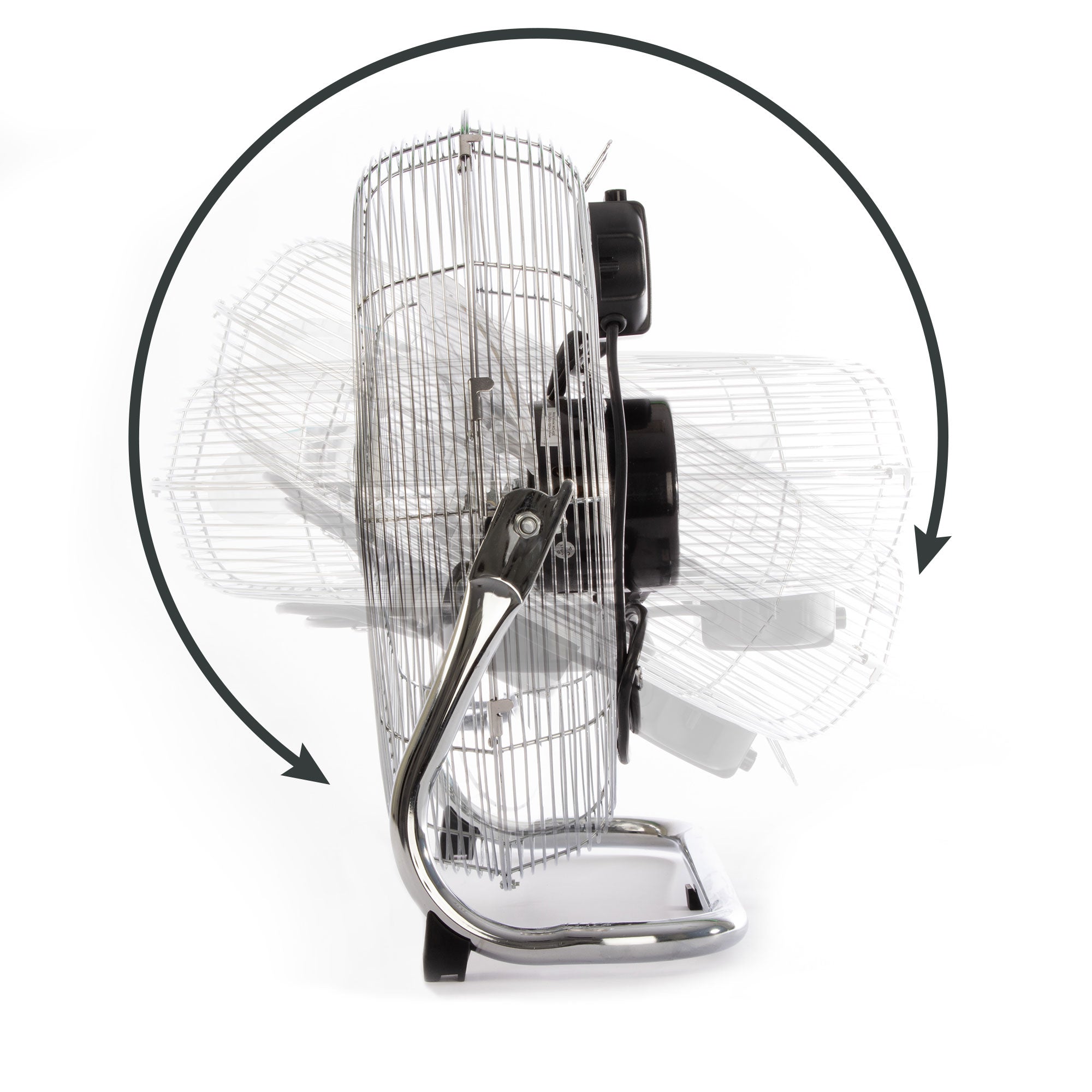 Brasseur d'air design Inox 50cm