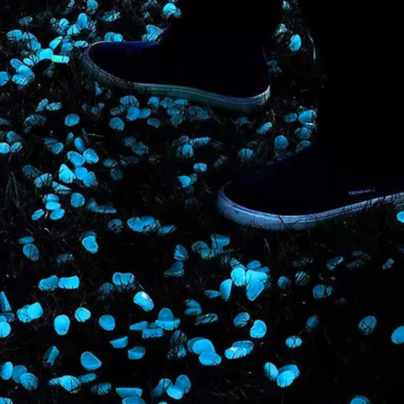 Pack de 100 Galets Fluorescents de Décoration