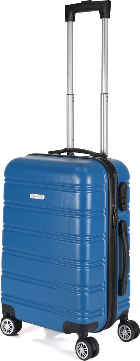 Set 3 valises 36-67-98 litres ABS avec 4 roulettes Bleu