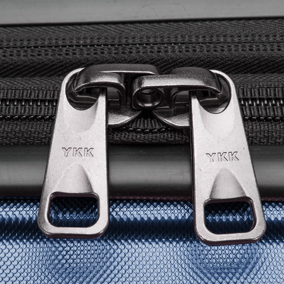 Set 3 valises 36-67-98 litres ABS avec 4 roulettes Bleu