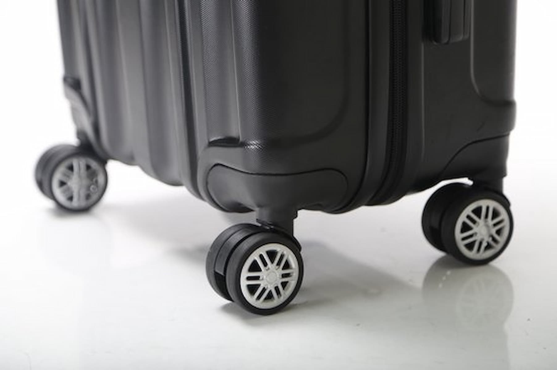 Set 3 valises 36-67-98 litres ABS avec 4 roulettes Noir