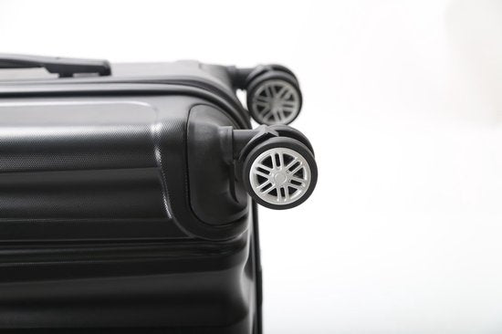 Set 3 valises 36-67-98 litres ABS avec 4 roulettes Noir