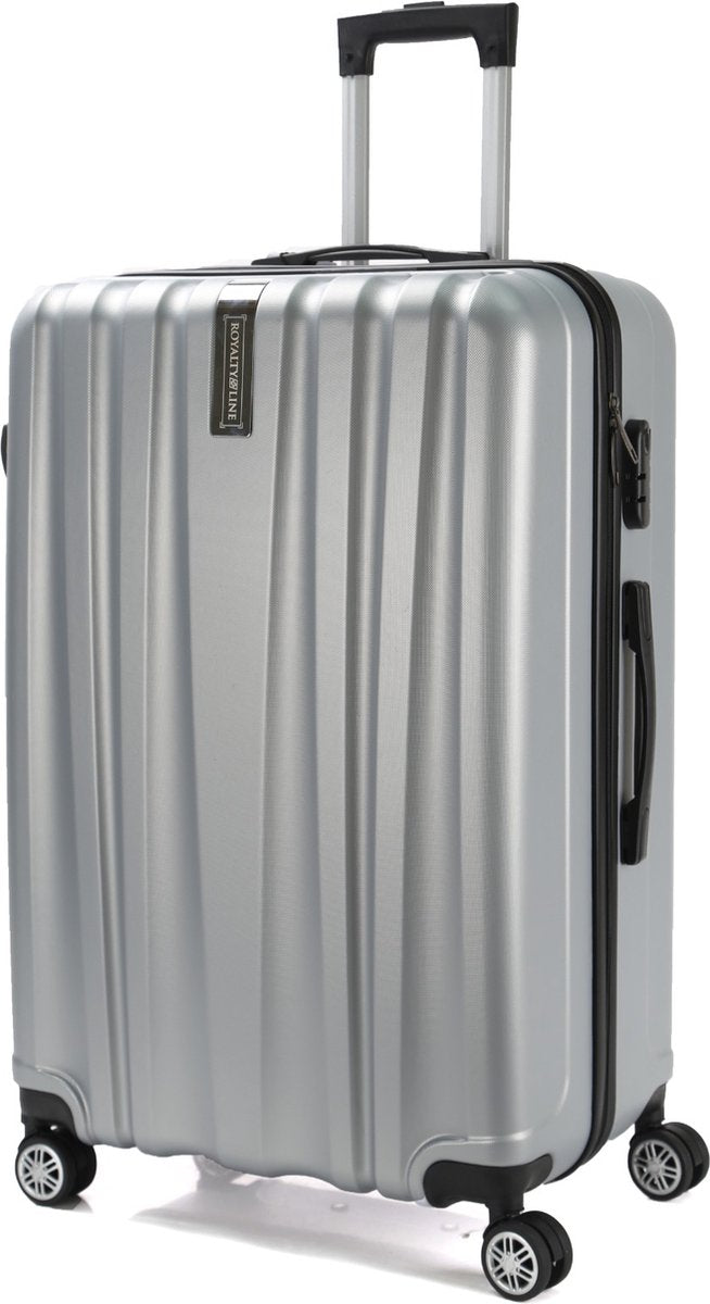 Set 3 valises 36-67-98 litres ABS avec 4 roulettes Argenté