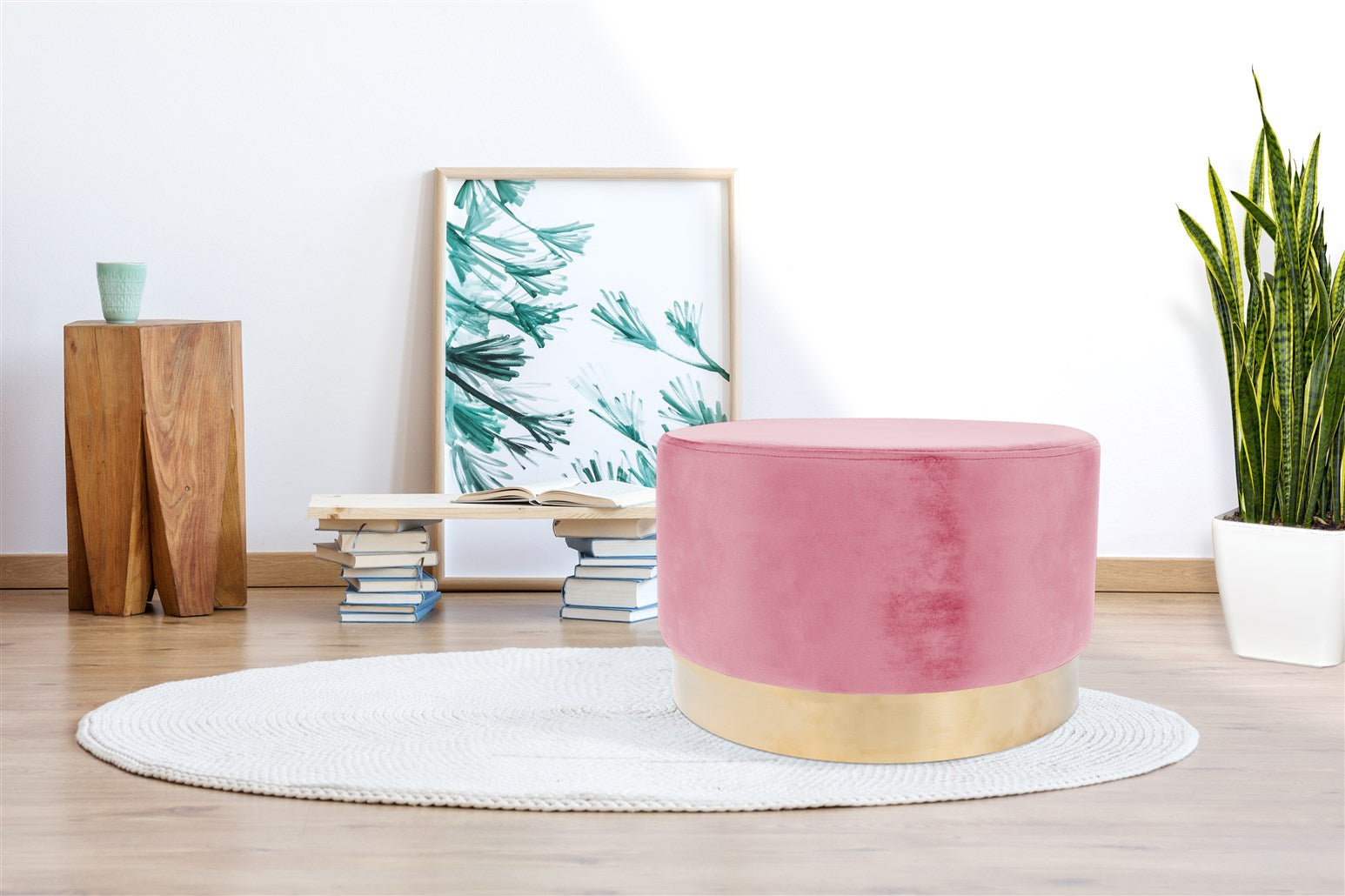 Tabouret rose pâle - Nano