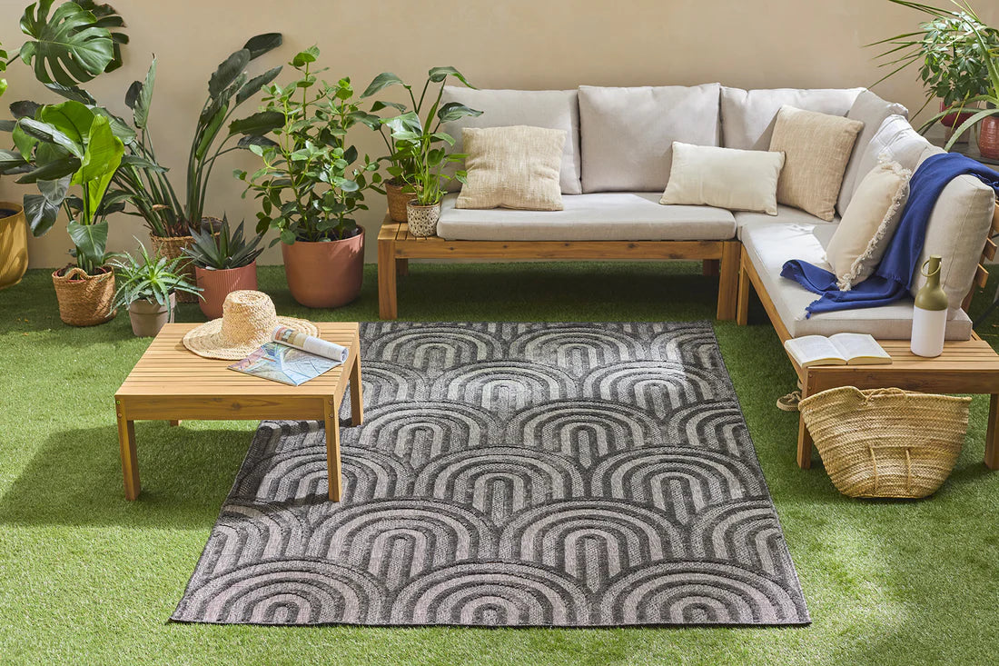 Tapis SANTORINI noir