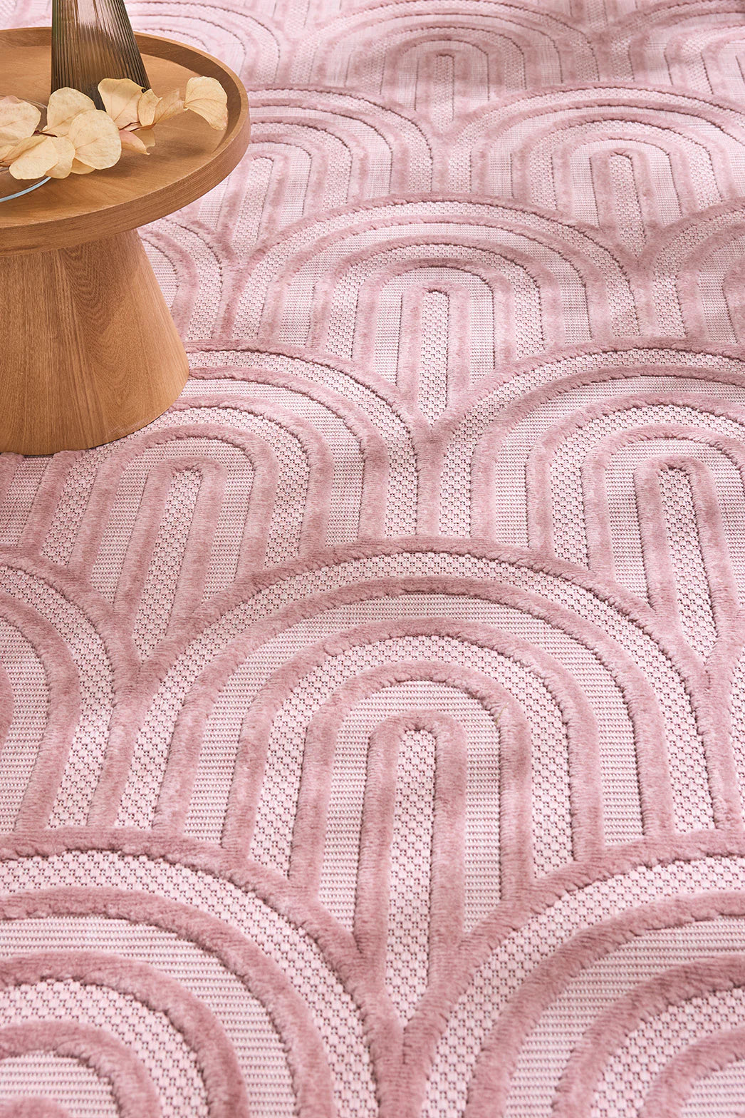 Tapis rose - Santorini