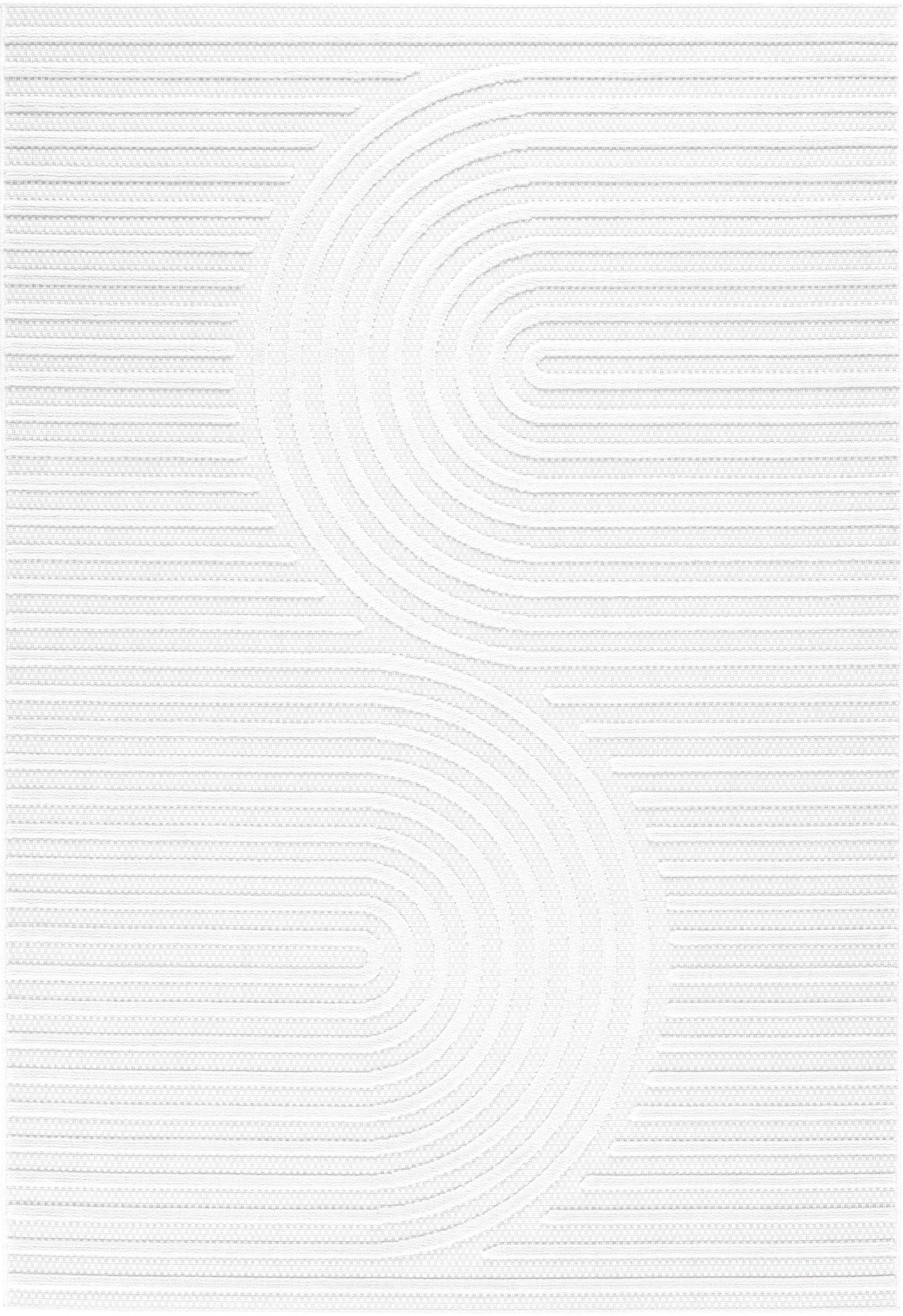 Tapis intérieur/extérieur SANTORINI blanc