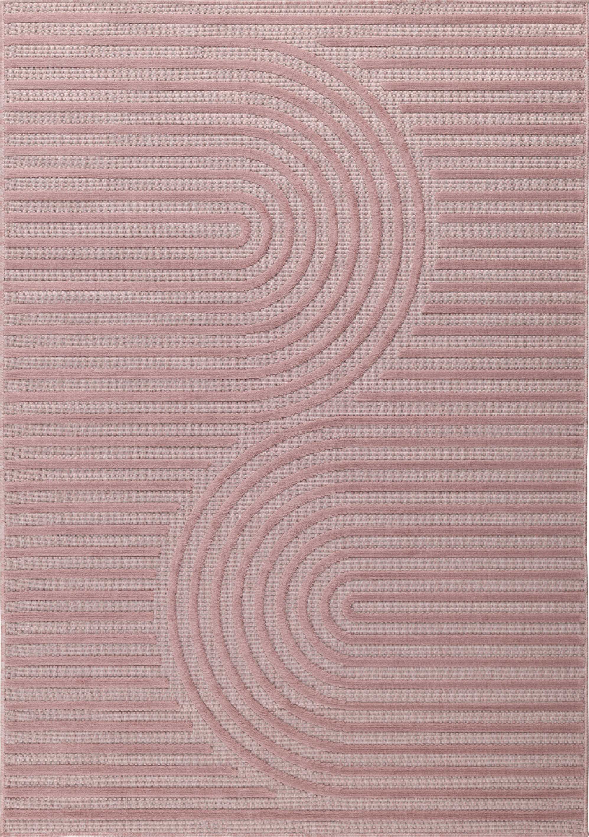 Tapis intérieur/extérieur SANTORIN rose