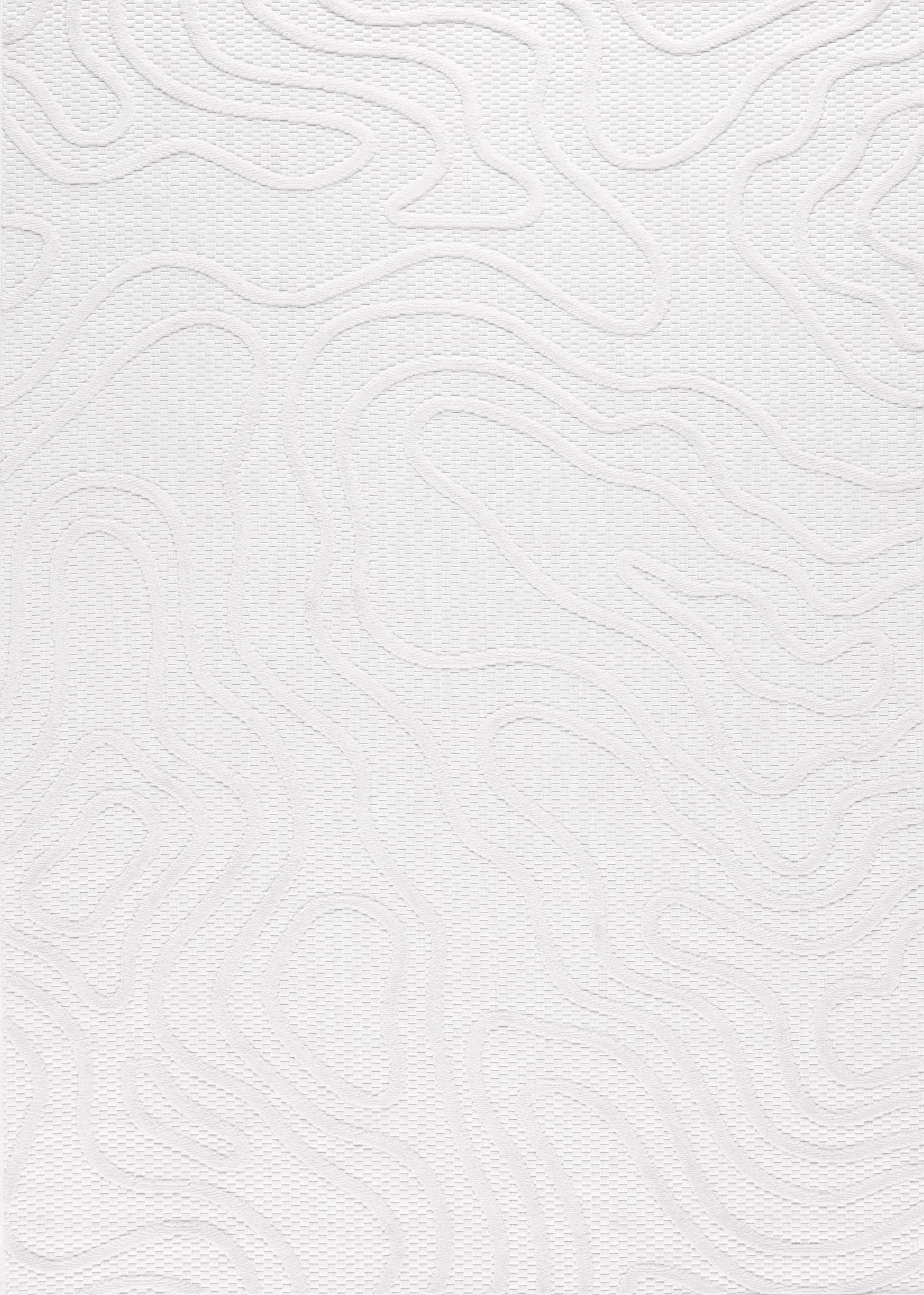 Tapis intérieur/extérieur blanc - Santorini