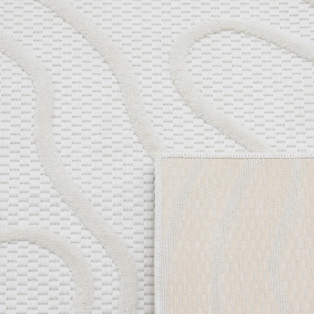 Tapis intérieur/extérieur blanc - Santorini