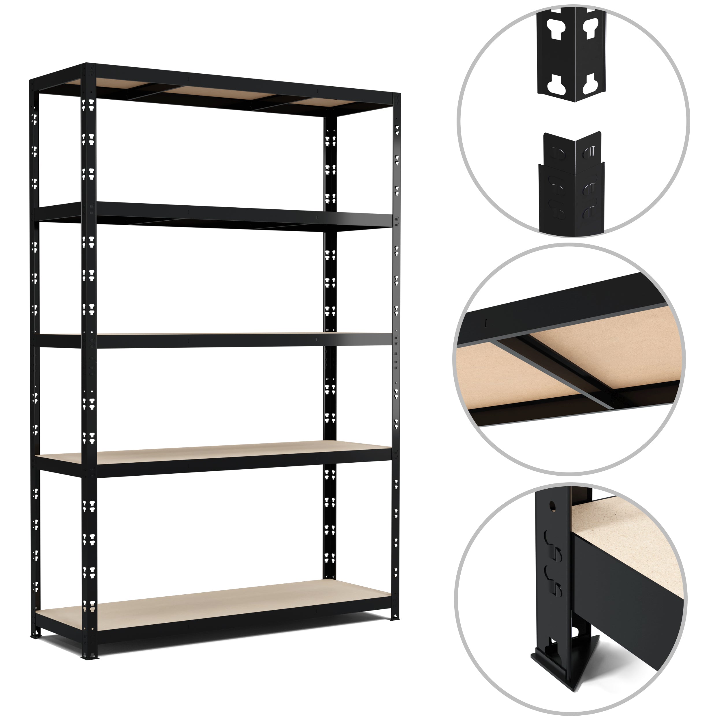Etagere de Rangement Charges Lourdes 180x120x40cm