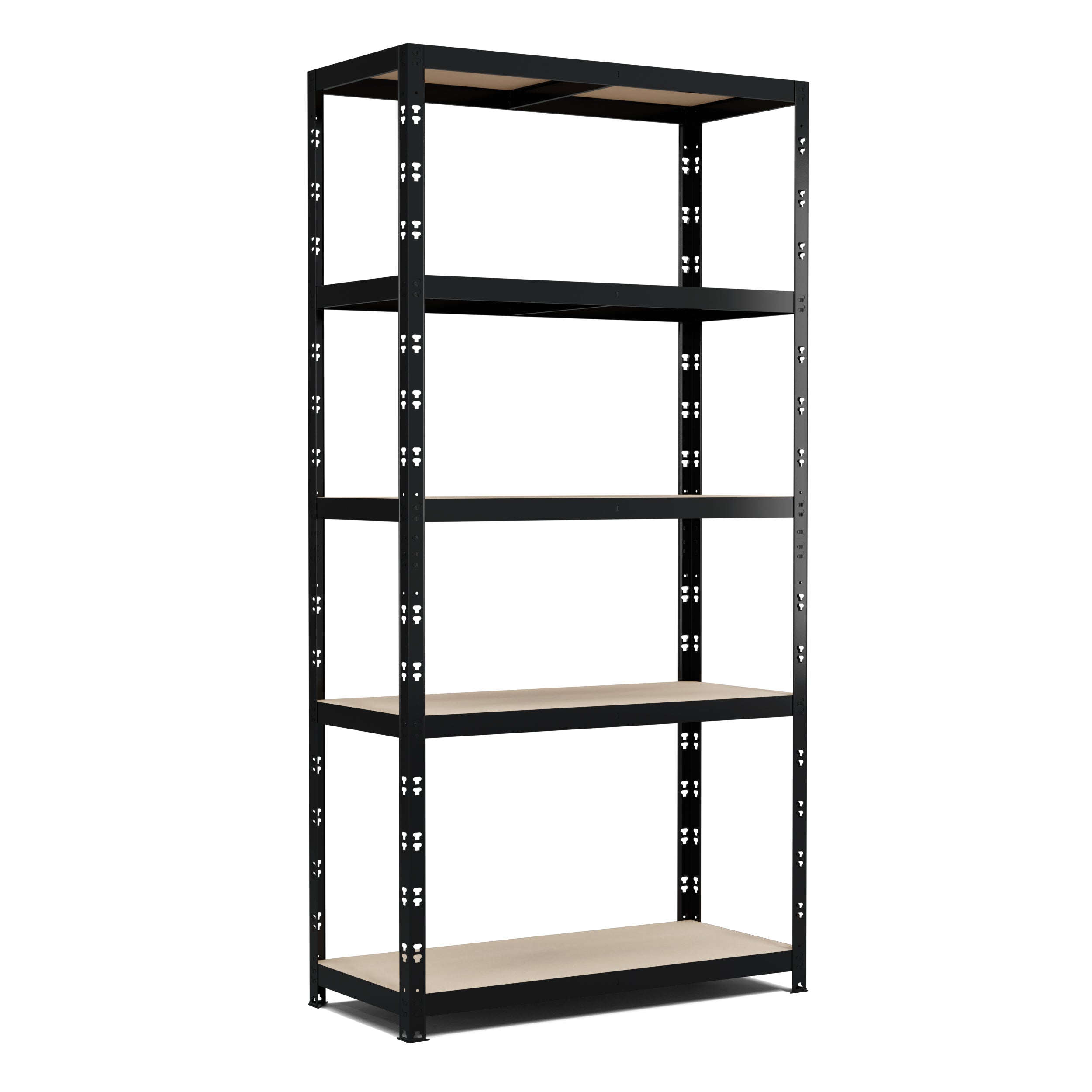 Etagère de Rangement Charges Lourdes 180x90x40cm Noir