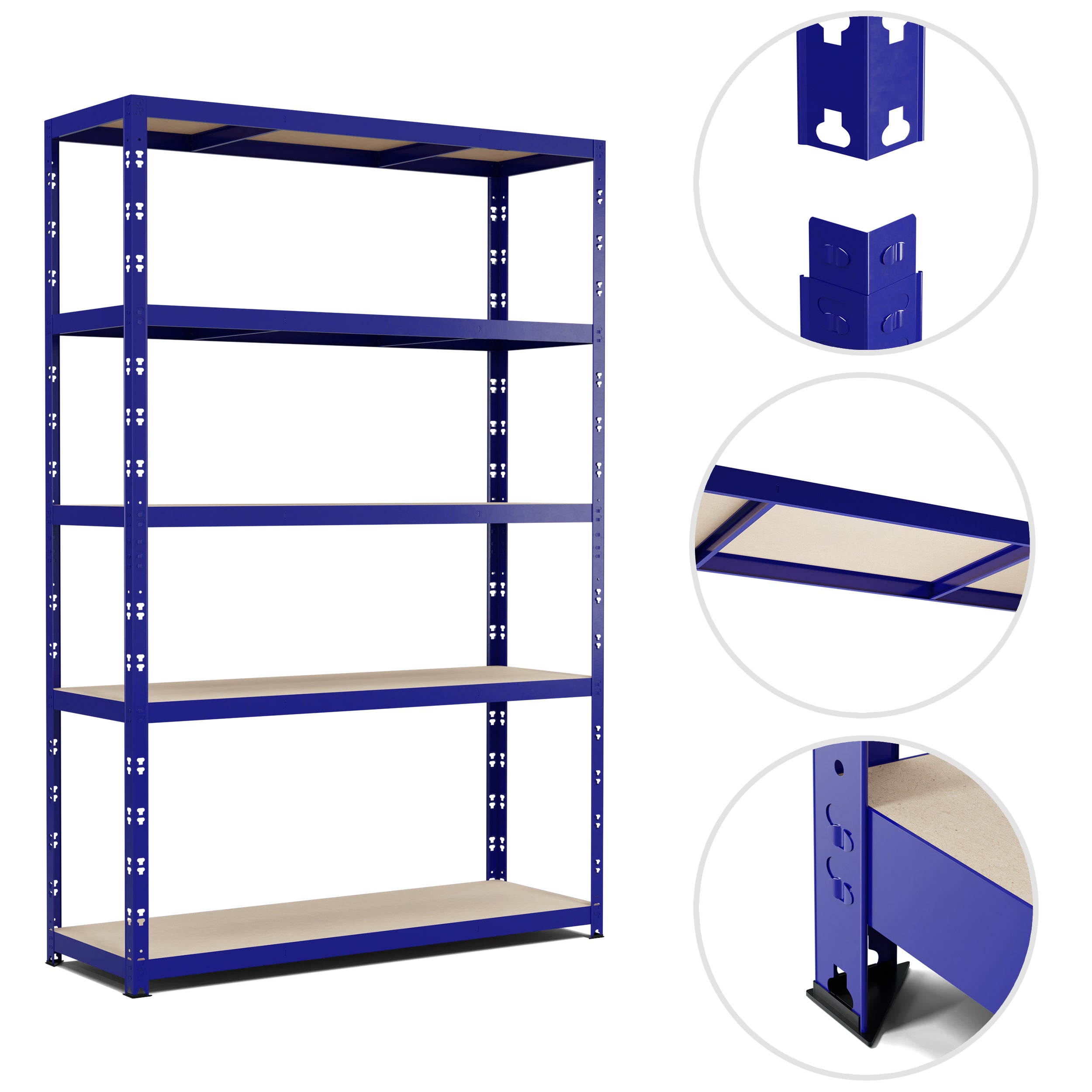 Etagere de Rangement Charges Lourdes 180x120x40cm