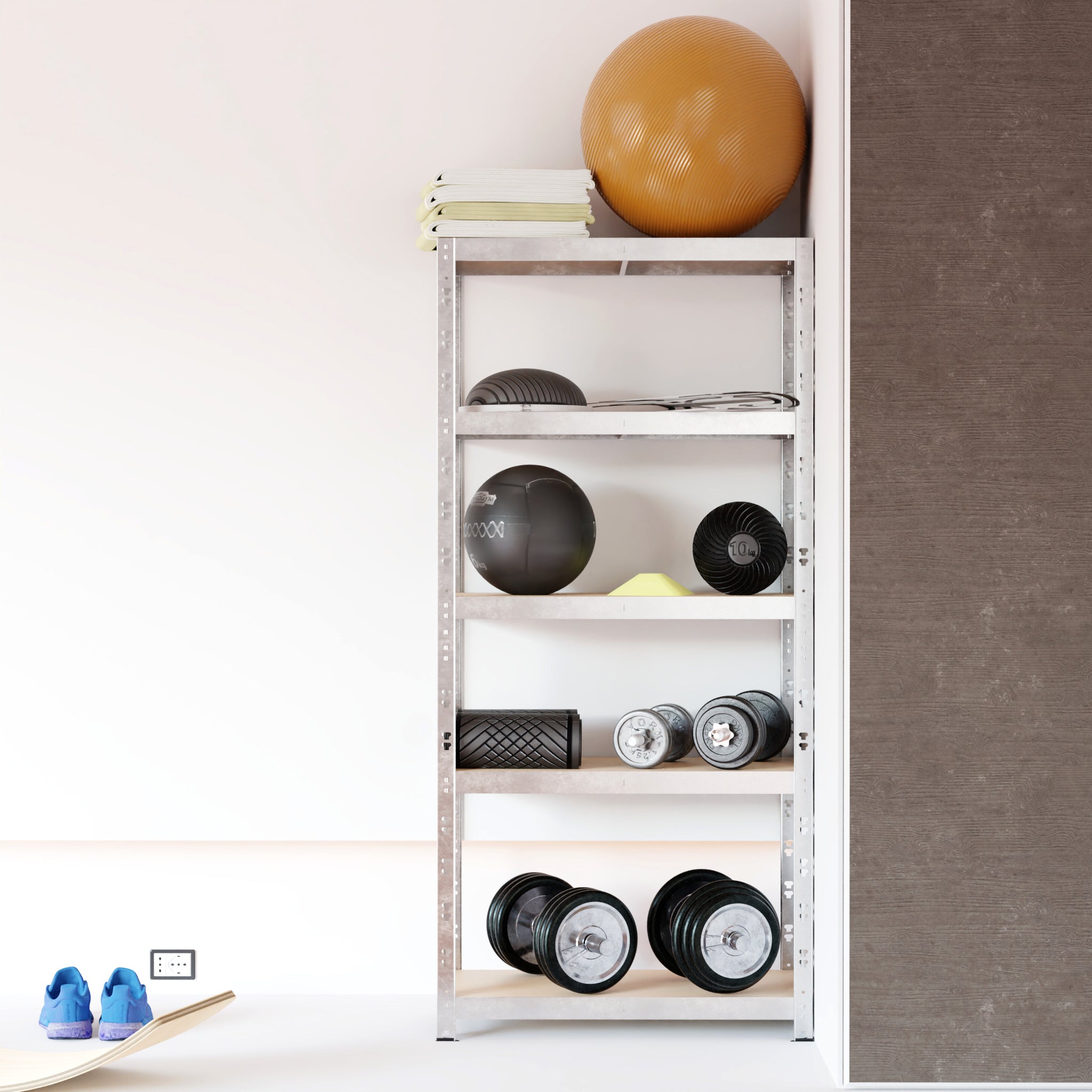 Lot de 2 Etagères de rangement Charges Lourdes 150x70x30cm