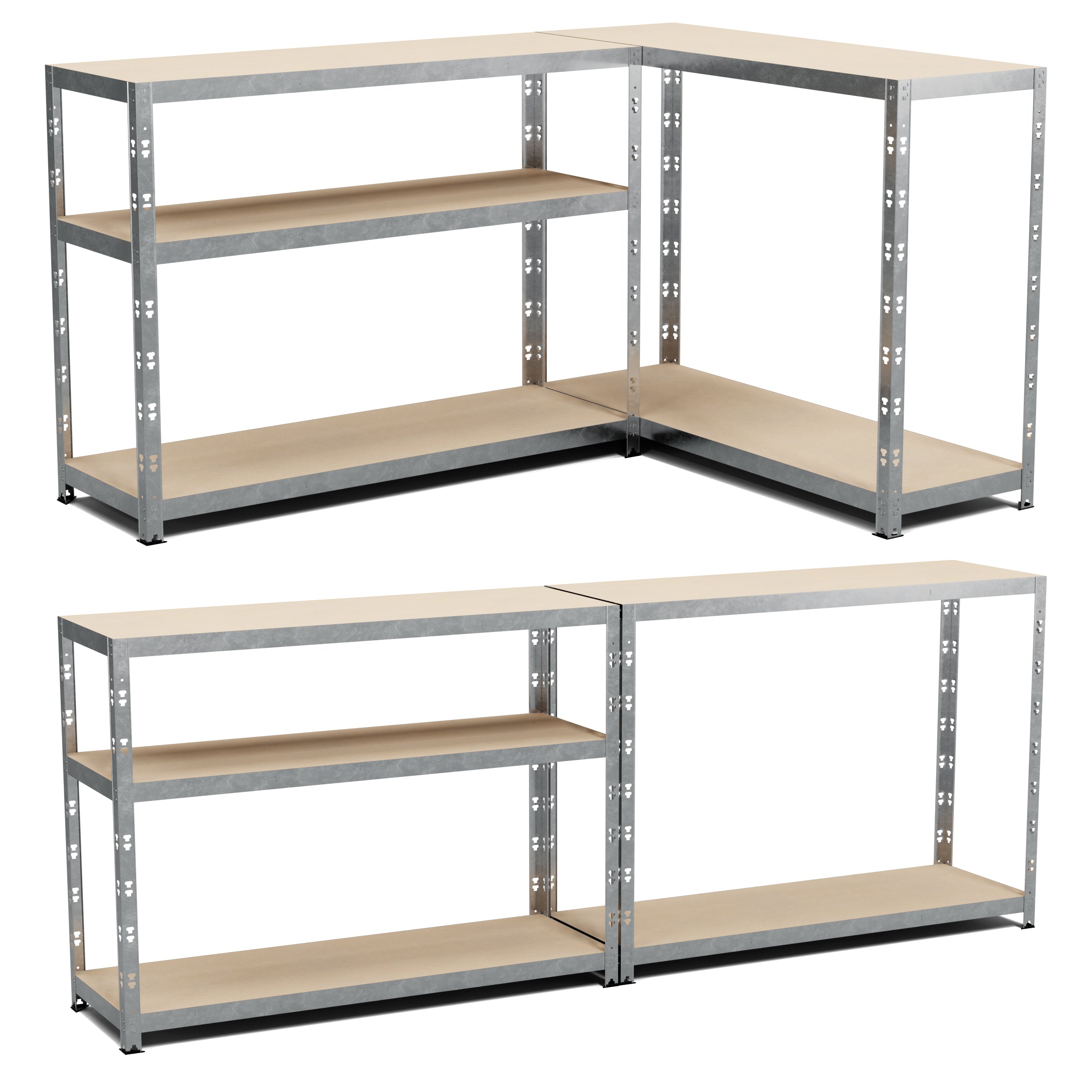 Etagere de Rangement Charges Lourdes 180x120x40cm