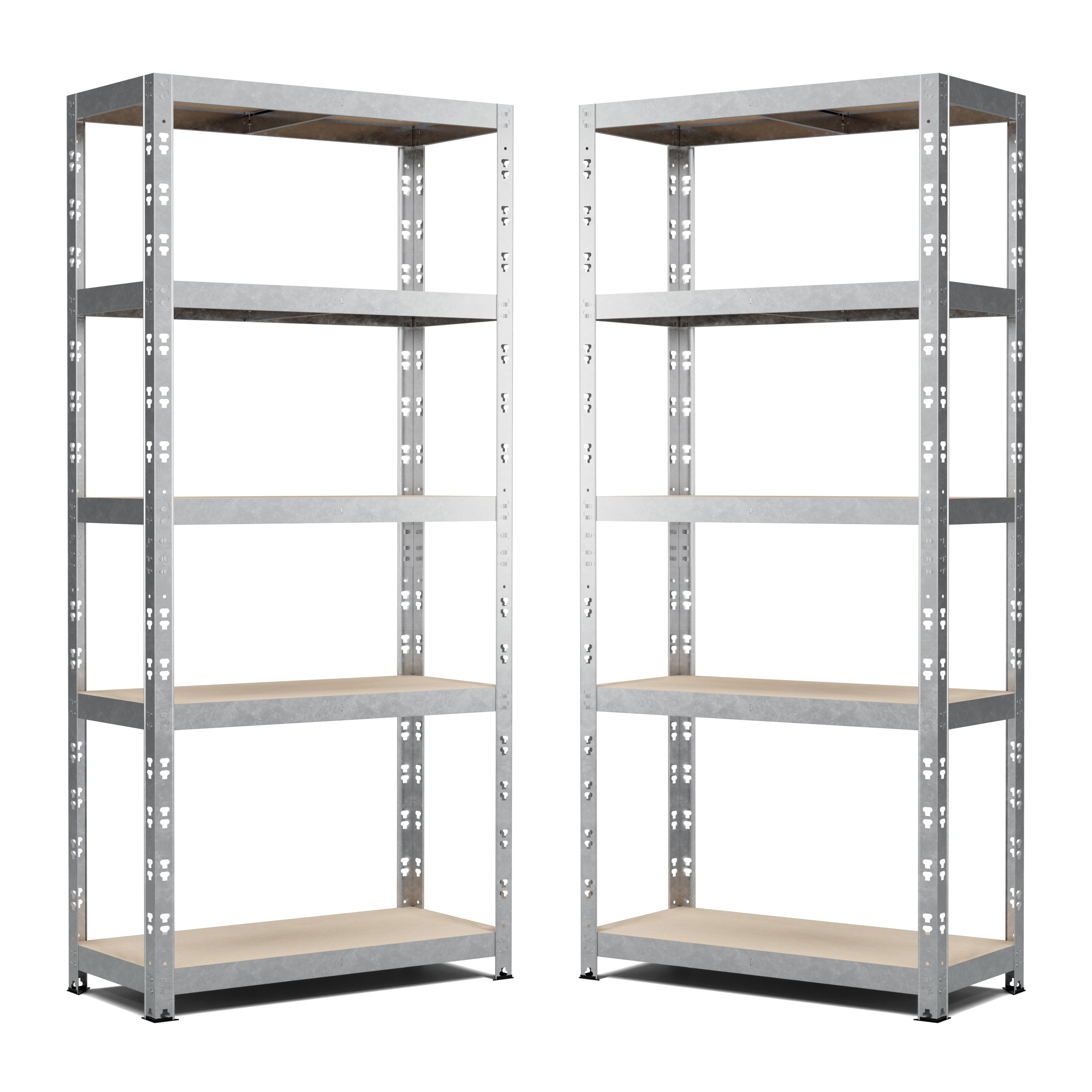 Lot de 2 Etagères de rangement Charges Lourdes 150x70x30cm