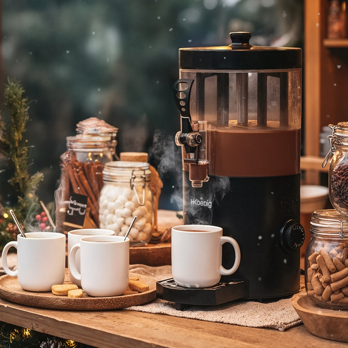 Distributeur de chocolat chaud noir 3L