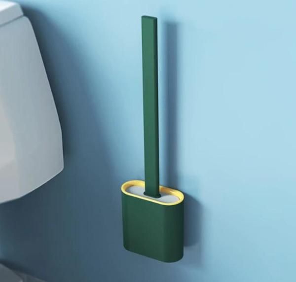 Brosse WC Flexible en Silicone, ultra hygiénique
