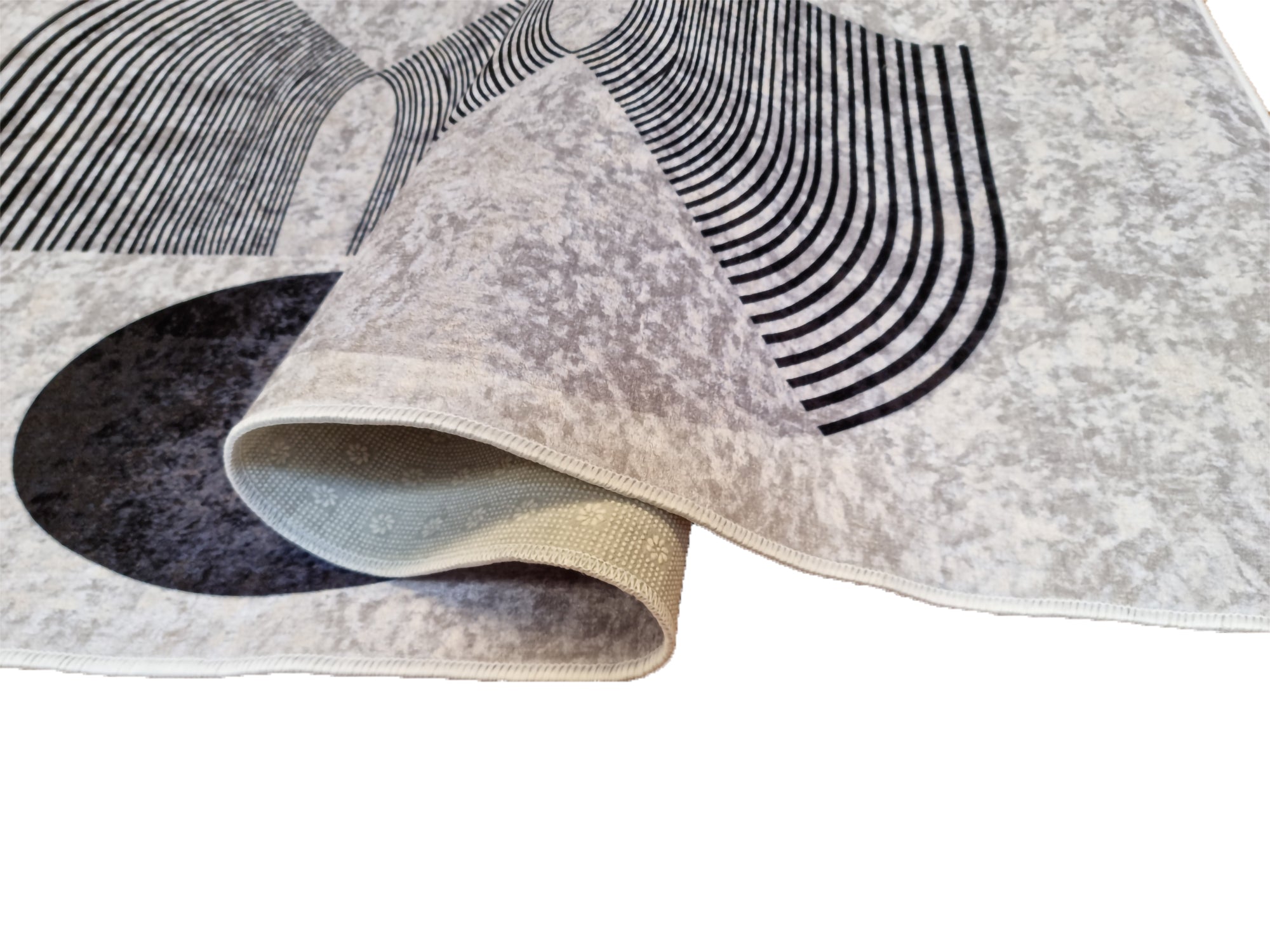 Tapis SEVENTIES Gris Noir