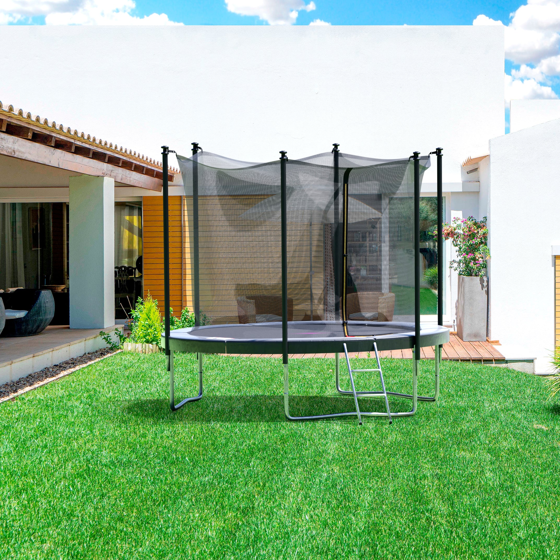 Trampoline Classique 8FT-244cm Noir