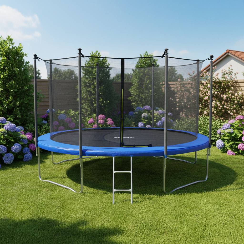 Trampoline Jump4Fun 14FT - 427cm - Bleu