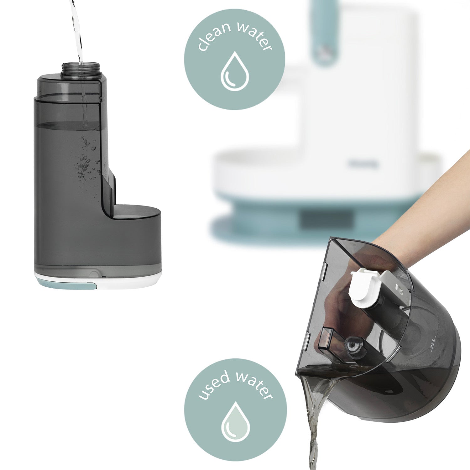 Nettoyeur textile eau chaude et vapeur