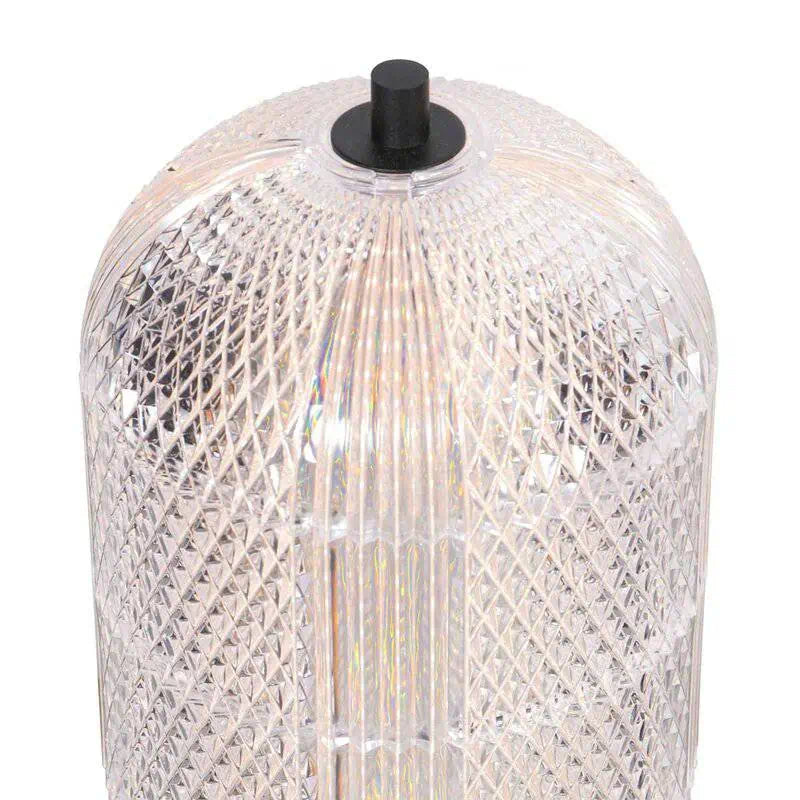 Lampe de table argent noir - Geripu