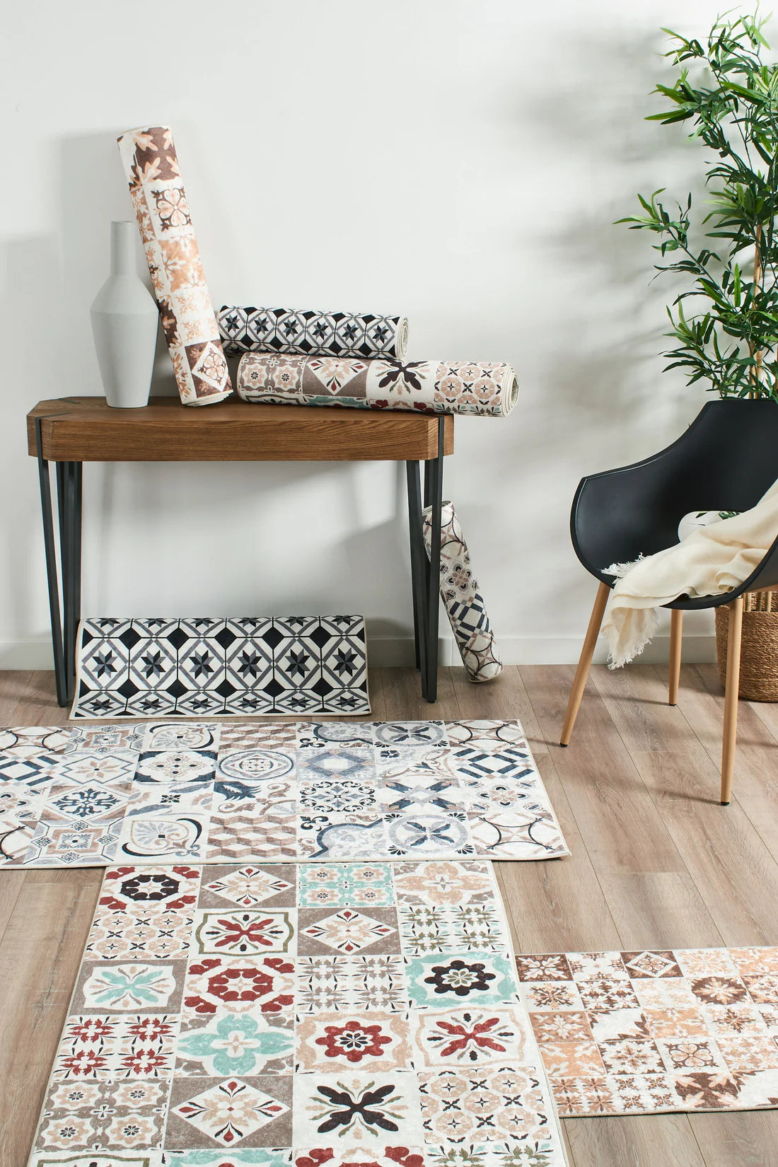 Tapis de cuisine à motifs - multicolore