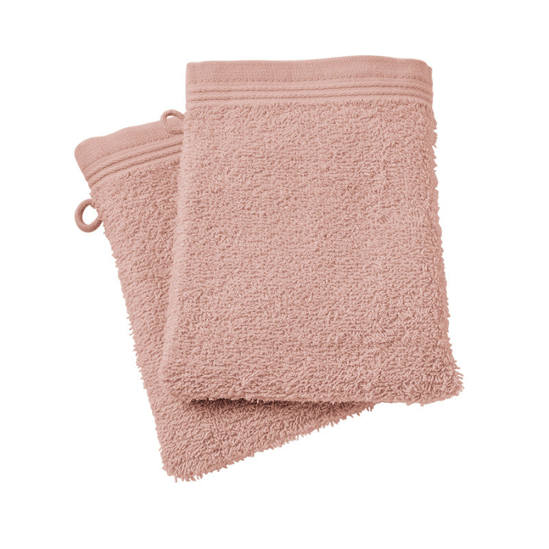 Lot de 2 gants de toilette 15 x 21 cm